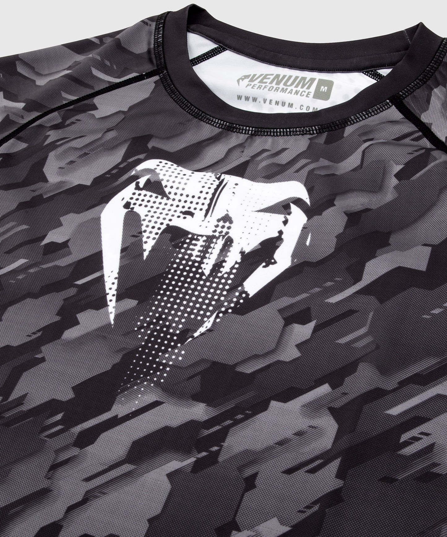 Rashguard Venum Tecmo - Manches courtes - Gris