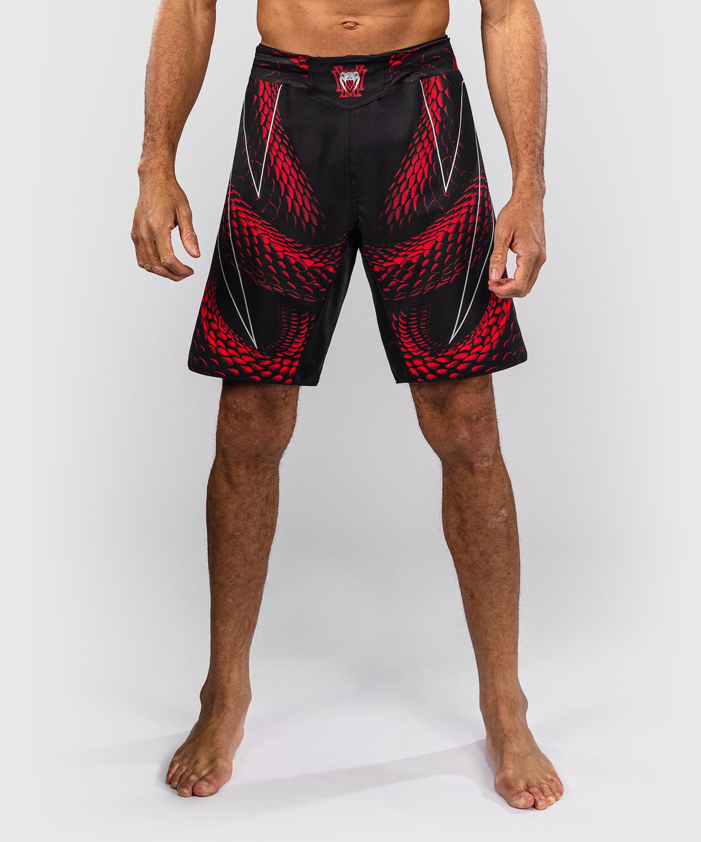 Venum Matupa Fightshorts - Schwarz/Rot/Silber