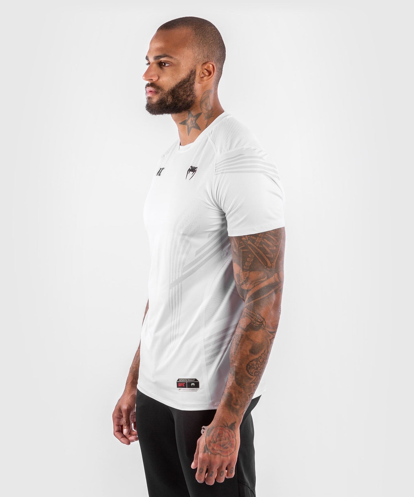 Men's UFC Venum Authentic Fight Night Technical T-Shirt - White