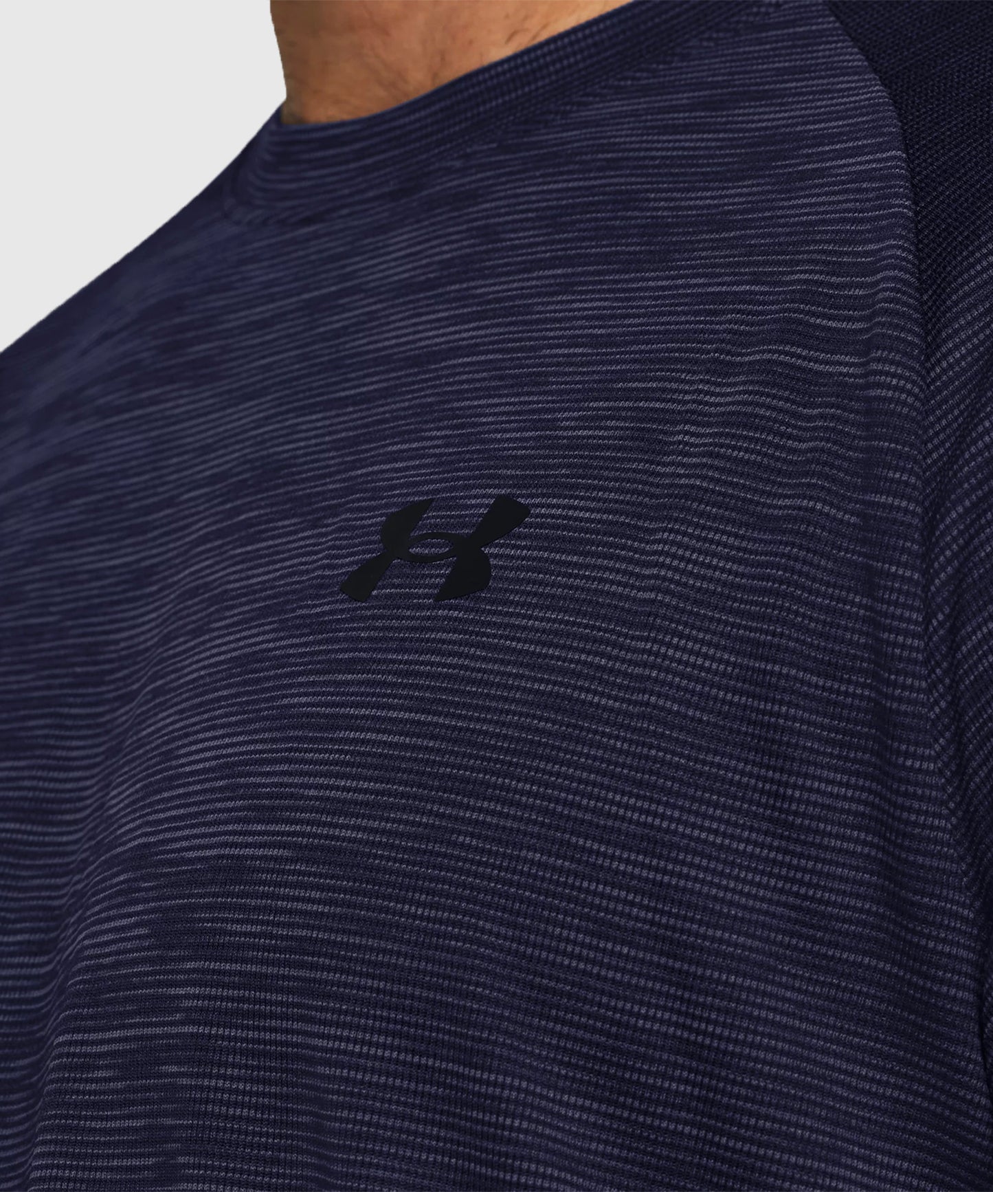 T-Shirt Under Armour Ua Tech Textured - Bleu Marine