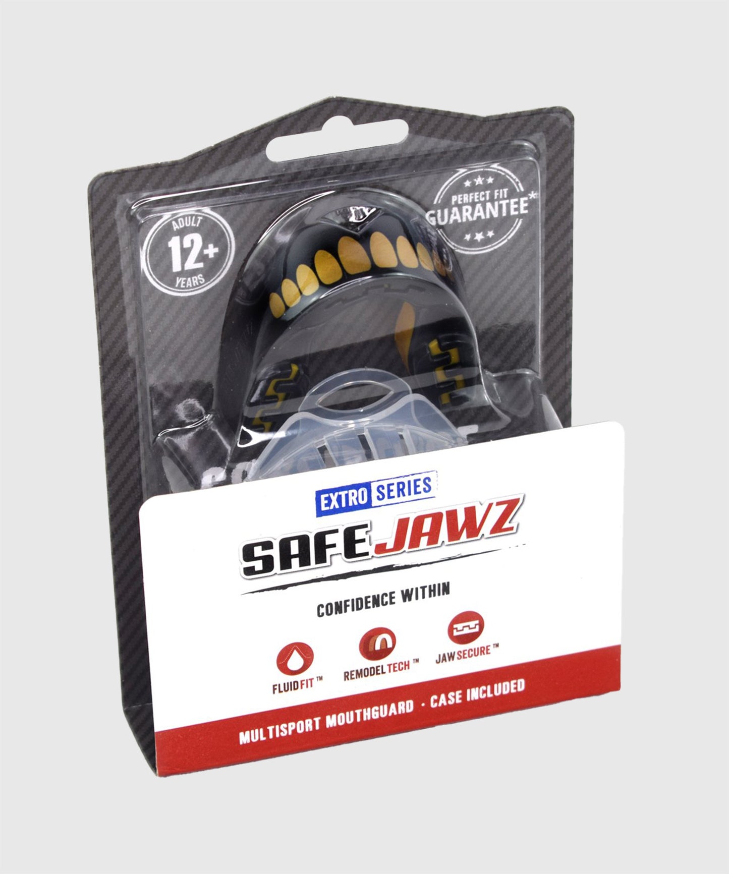 Safejawz Goldie Zahnschutz – Herren – Schwarz/Gold