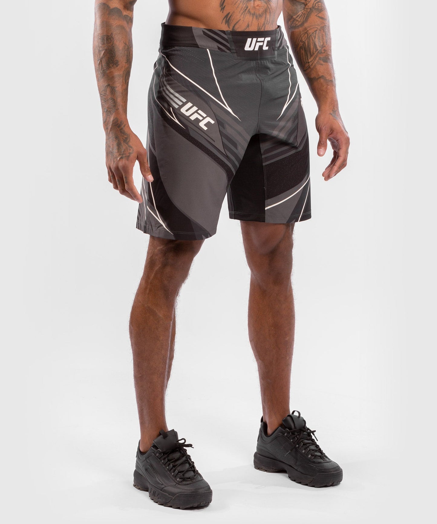 Men's UFC Fightshort Venum Authentic Fight Night - Long Cut - Black