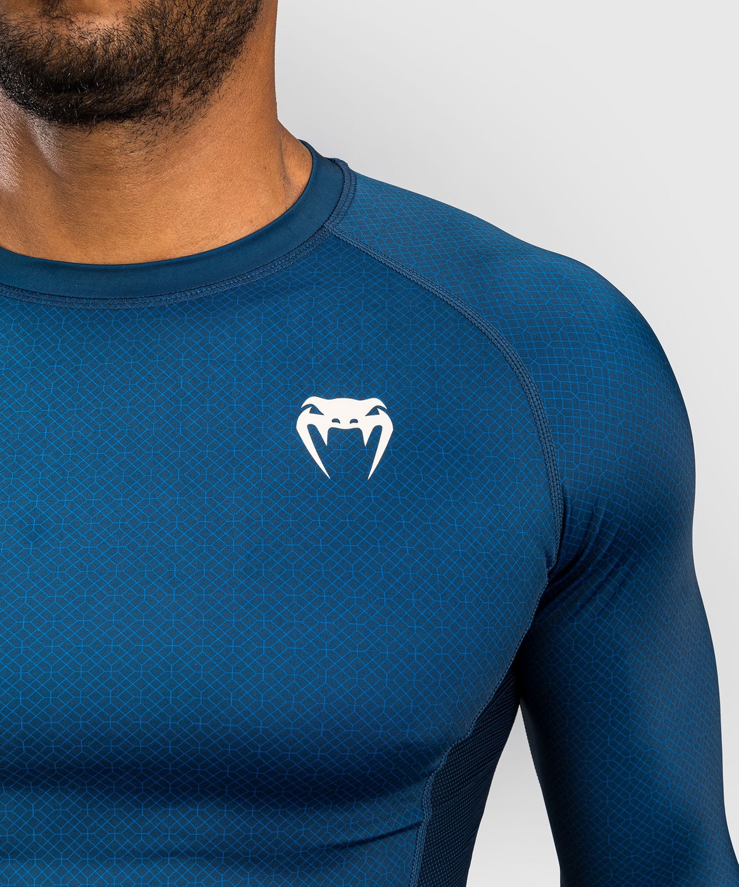 Rashguard à Manches Longues Venum x Roger Gracie Academy - Bleu