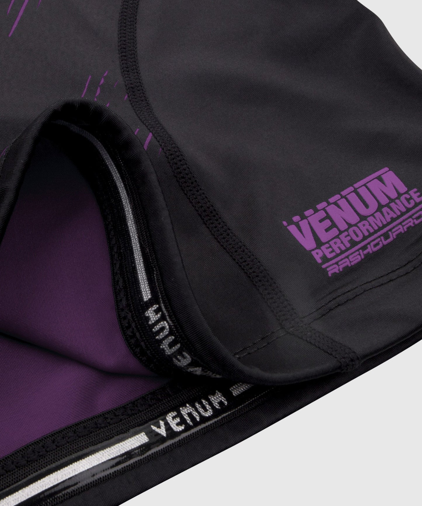 Rashguard Venum NoGi 2.0 - Manches Longues Approuvé IBJJF - Noir/Violet