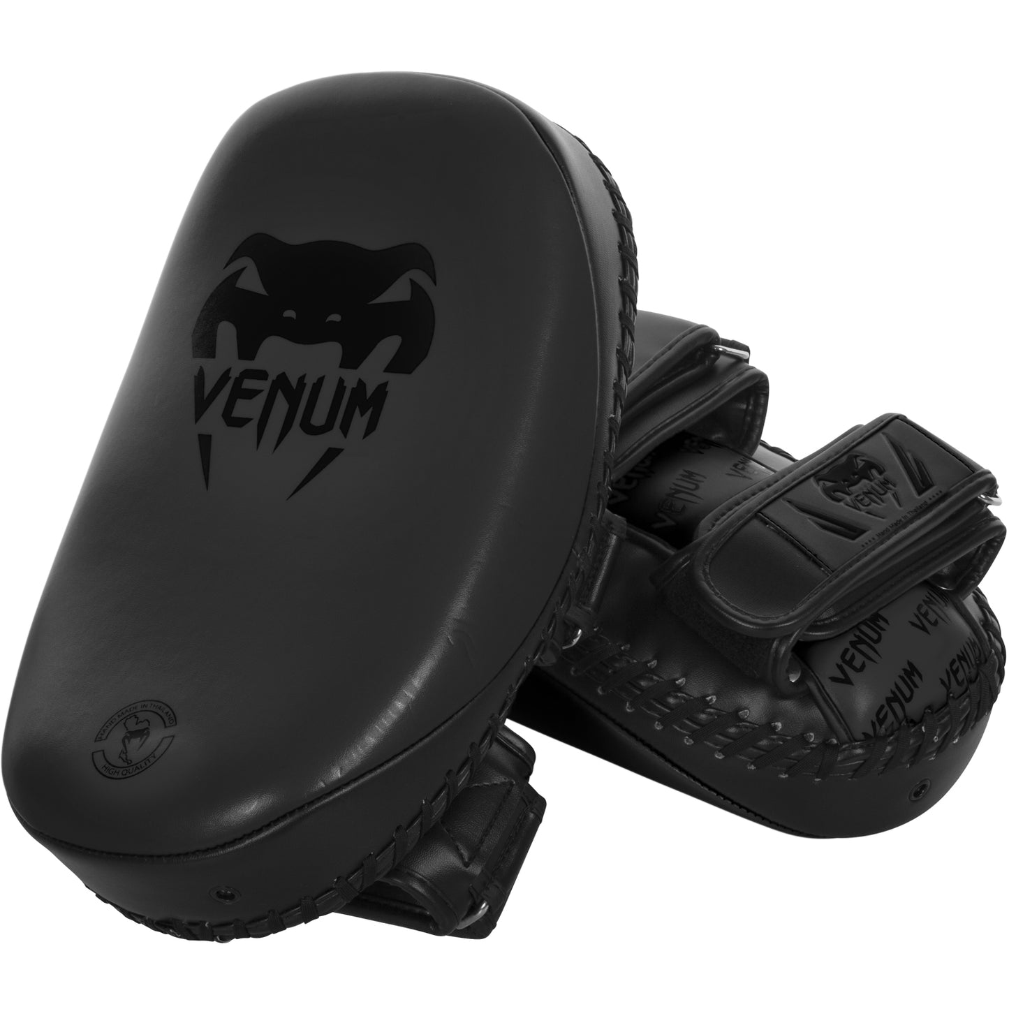 Venum Light Kick Pads (Paar) – Schwarz/Schwarz