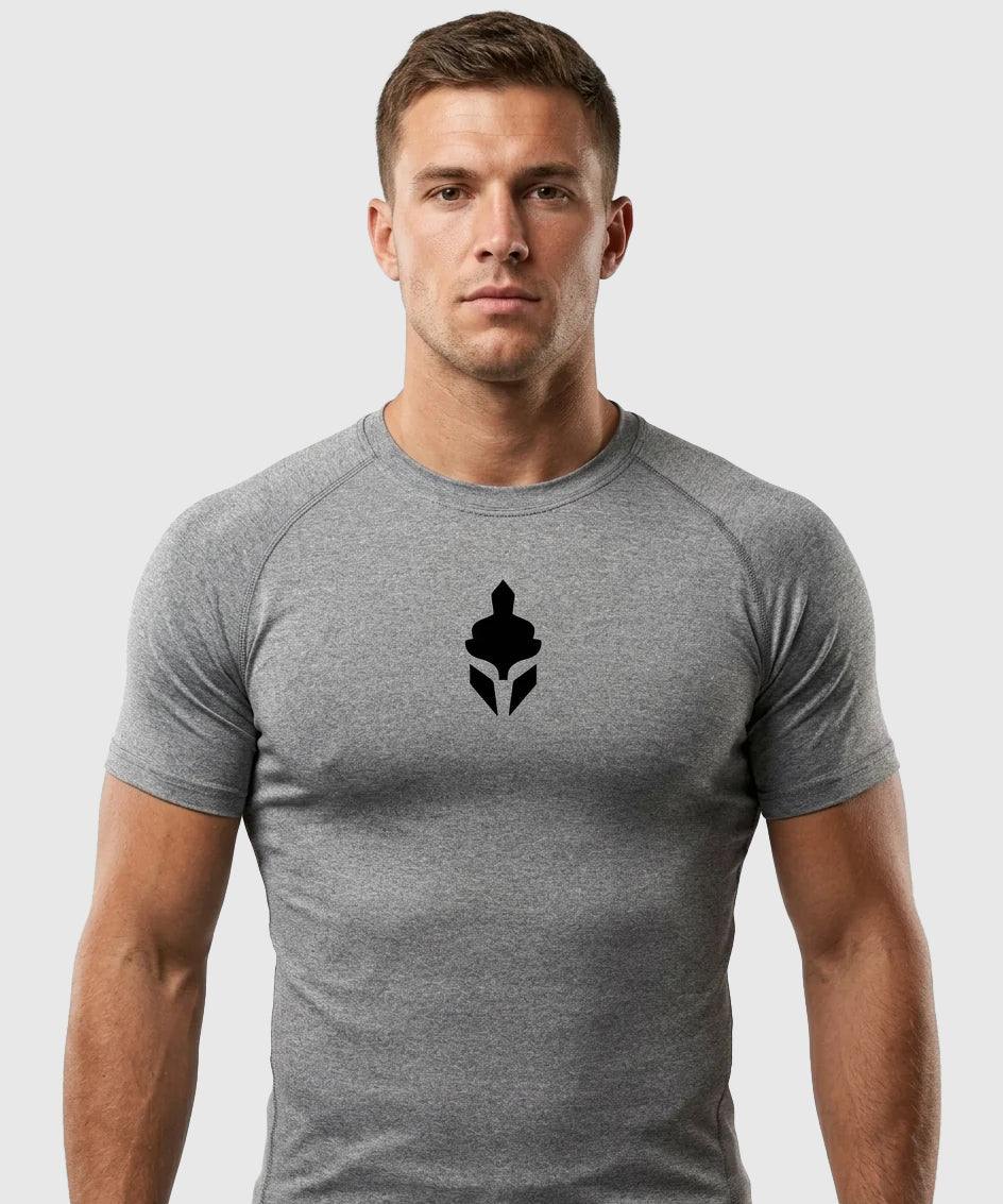 Tyce Skin Short-Sleeve Compression T-Shirt - Grey