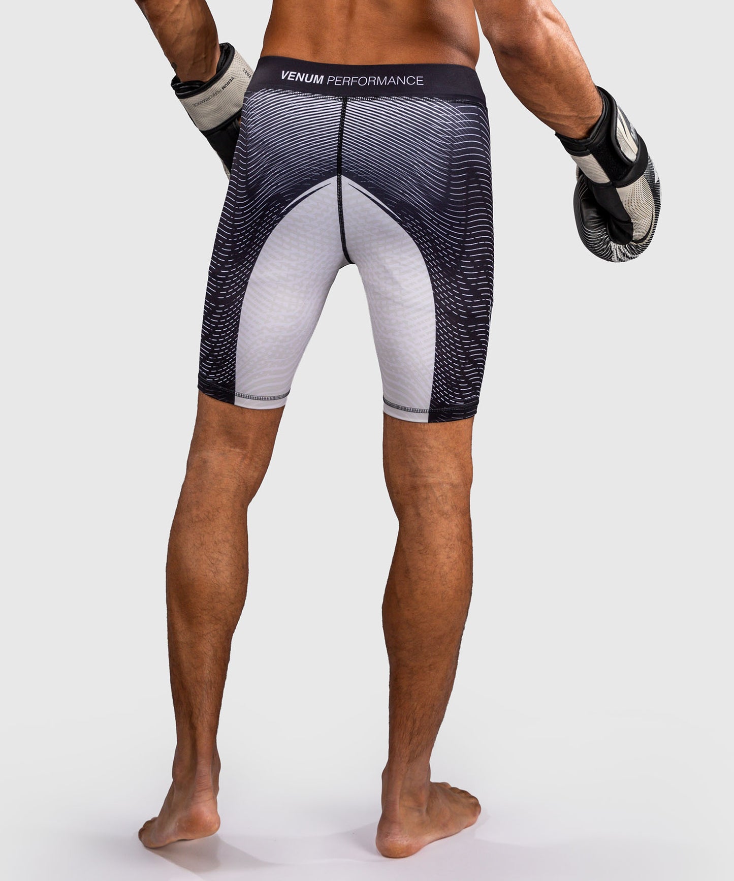 Venum Galactic 3.0 Pantalón Corto de Compresión - Blanco Hueso/Negro