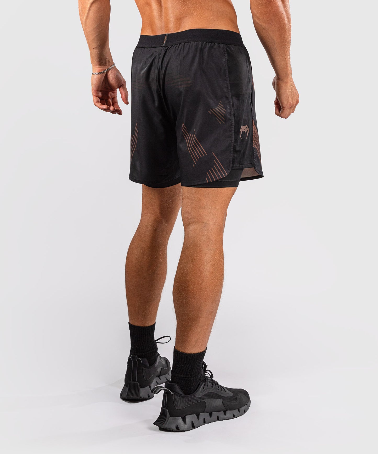 Venum No-Gi 6.0 Pantalón Corto de Entrenamiento - Negro/Marrón