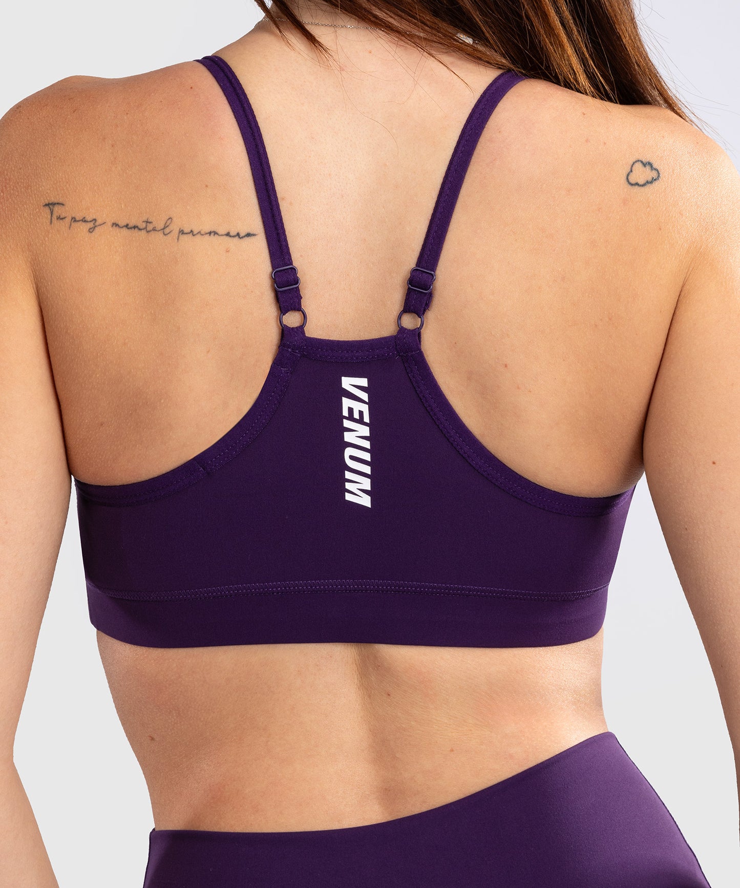 Venum Essential Low Impact Damen Sport-Bh- Dunkelviolett