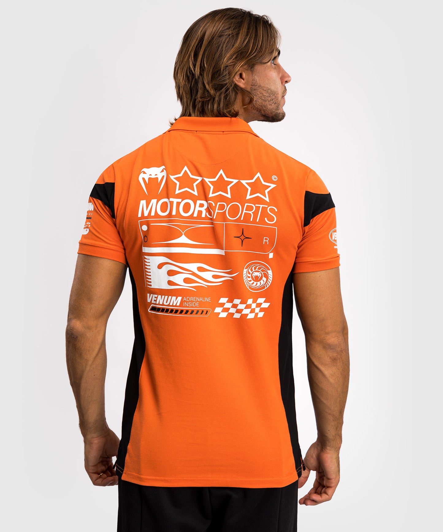 Polo en Coton Venum Motorsport - Mandarine