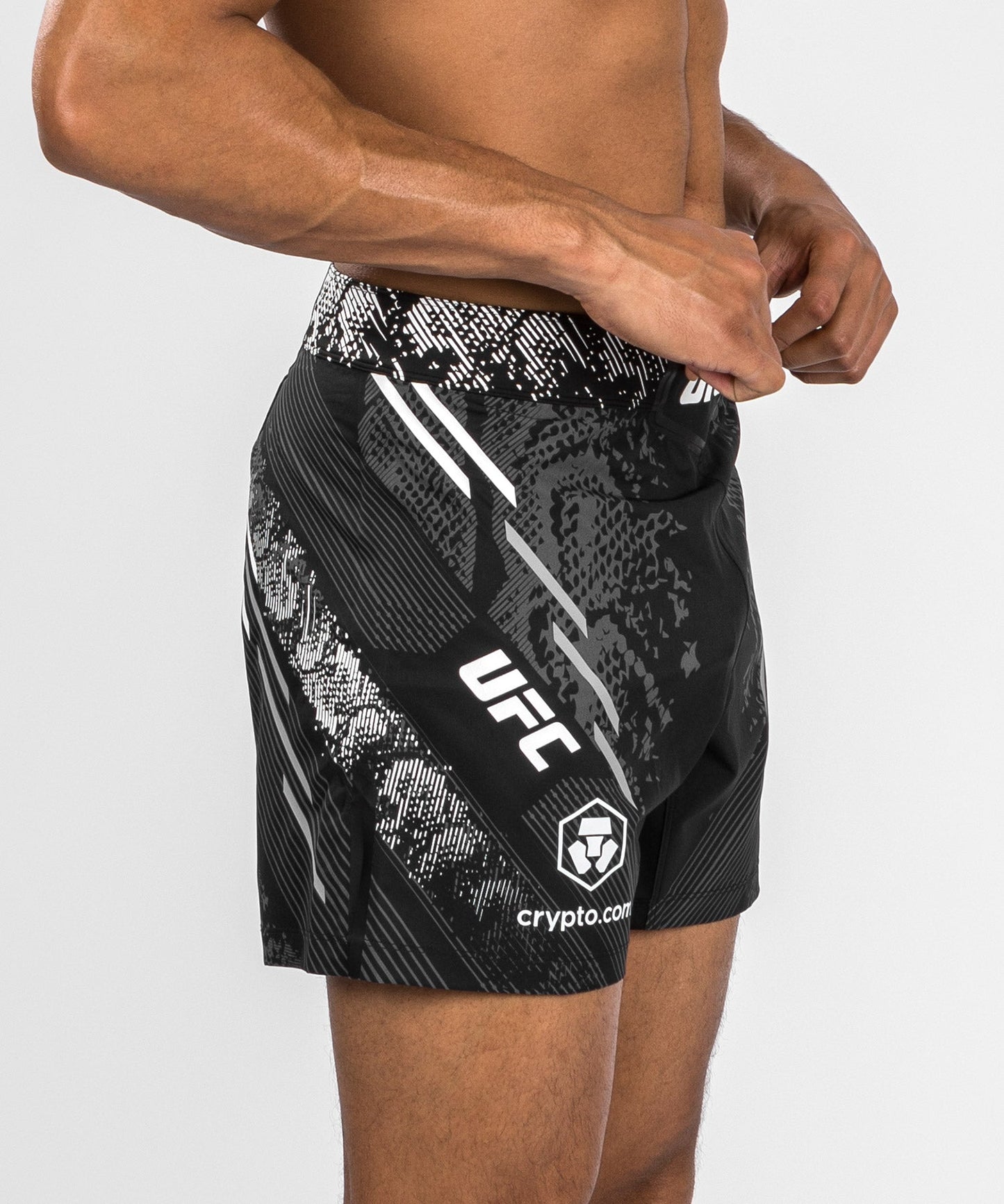 UFC Men's Adrenaline by Venum Authentic Fight Night Short - Black