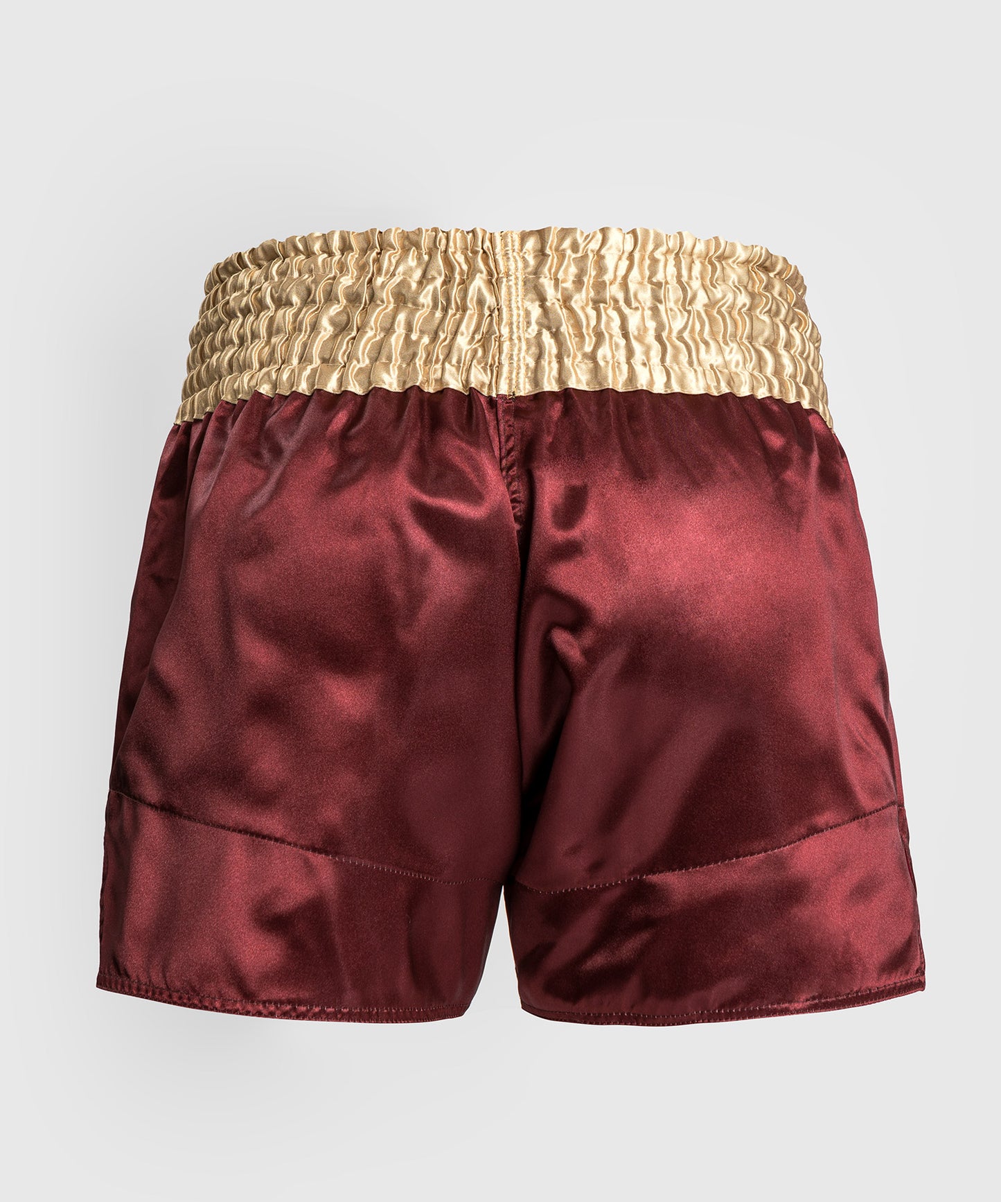 Venum Classic Pantalón corto de muay thai - Borgoña/Dorado/Blanco