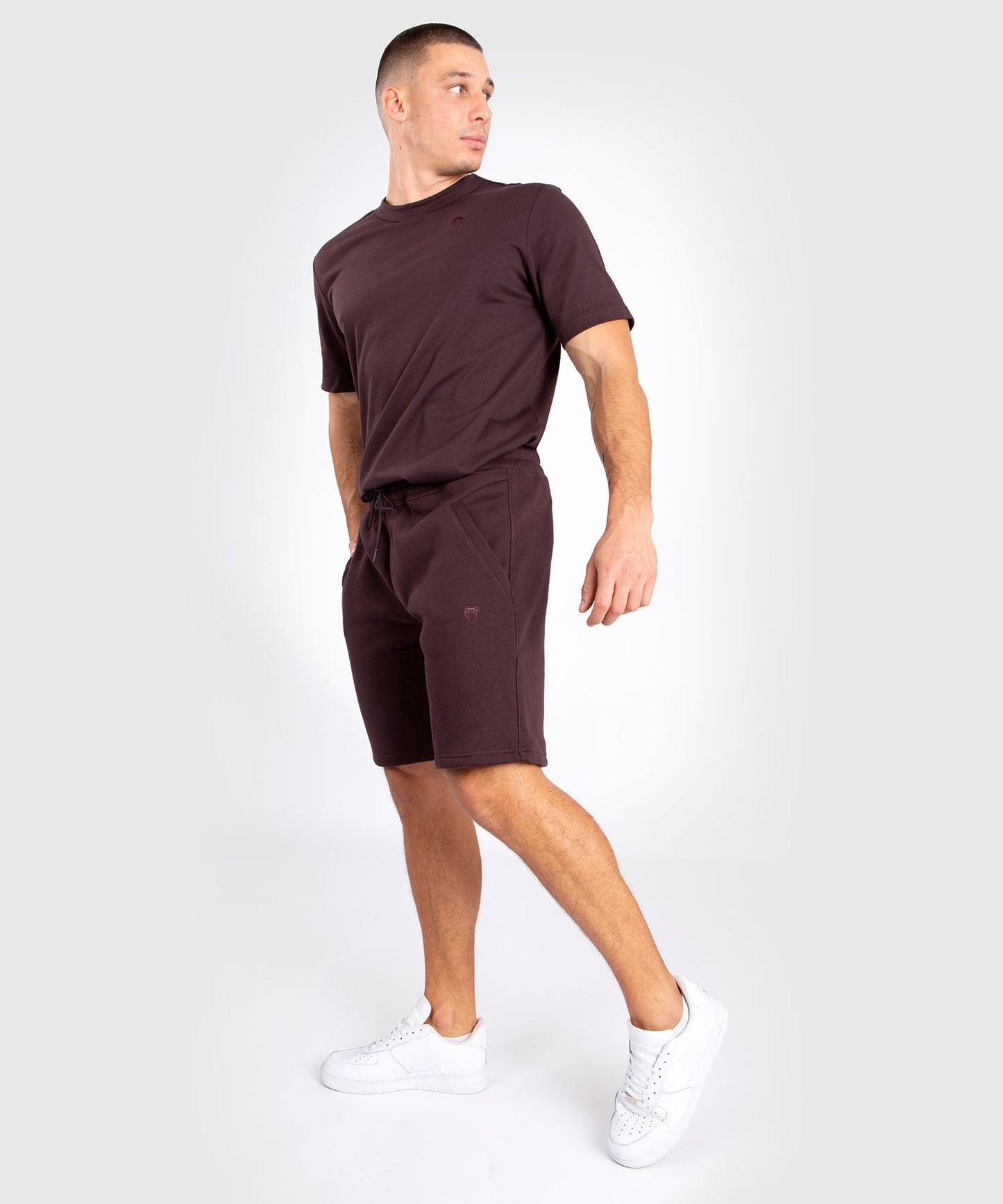 Venum Silent Power Baumwollshorts - Dunkelbraun 