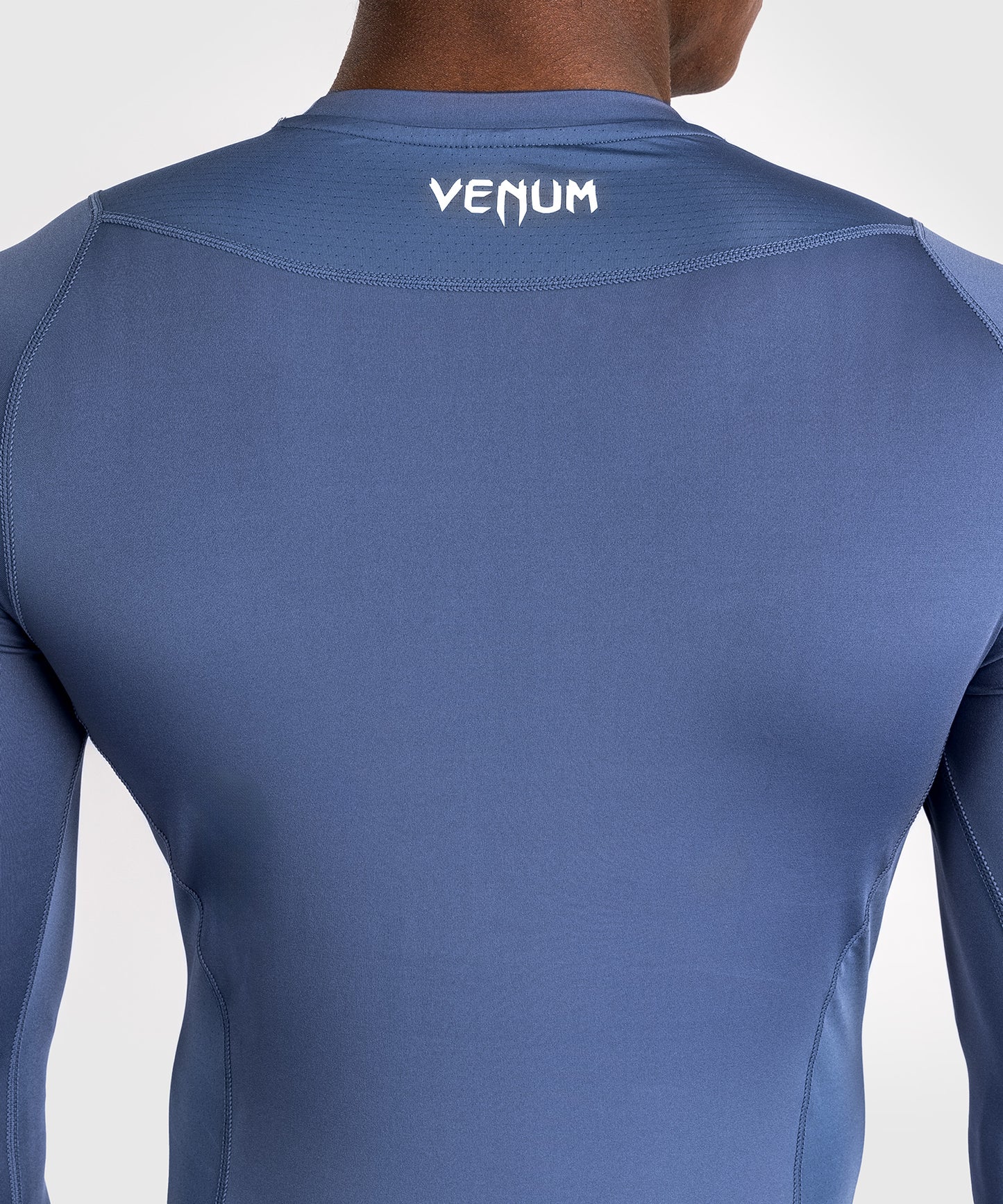 Venum Attack Rashguard de Manga Larga para Hombre - Azul marino