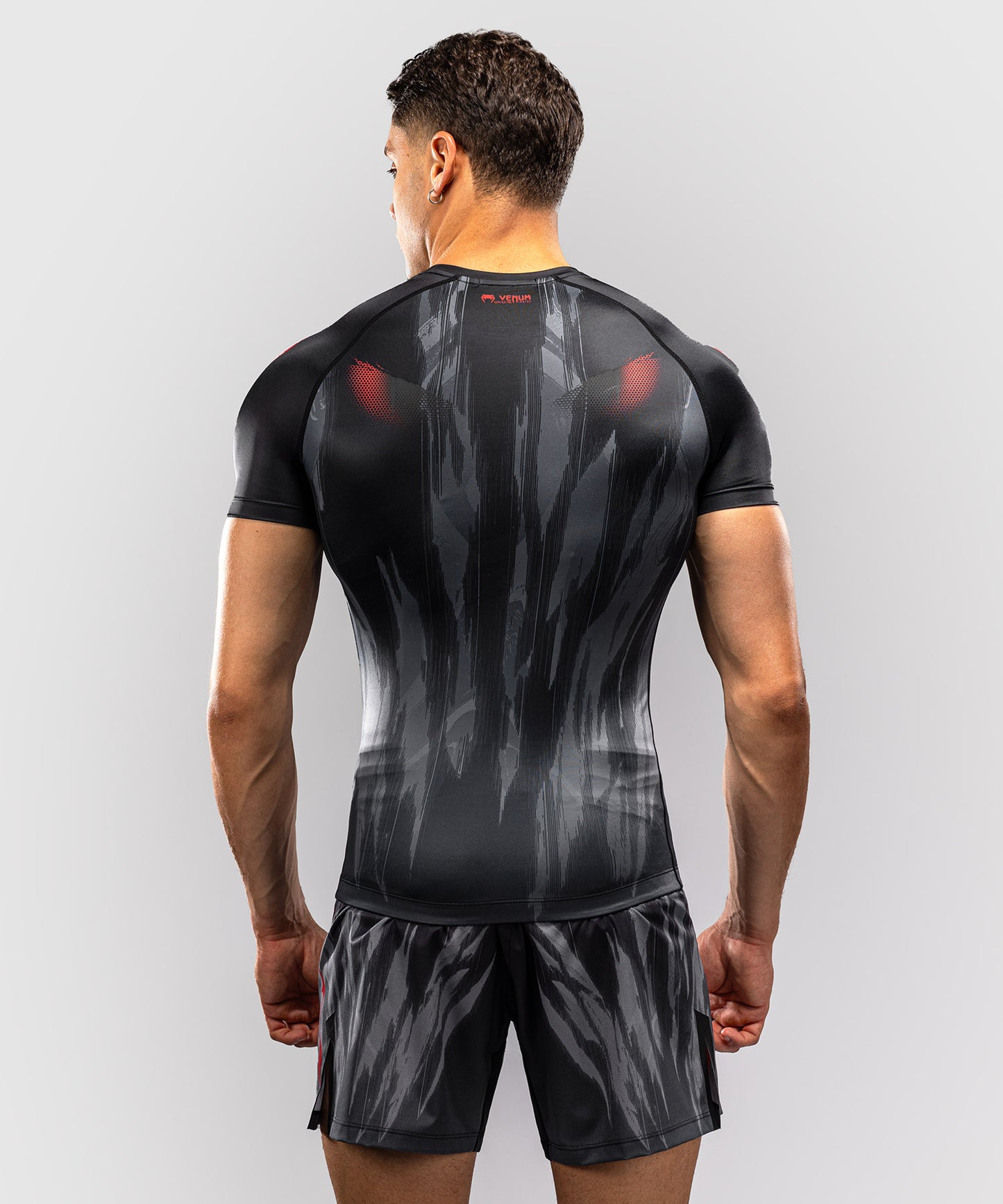 Venum Demon Rashguard de Manga Corta - Negro/Gris
