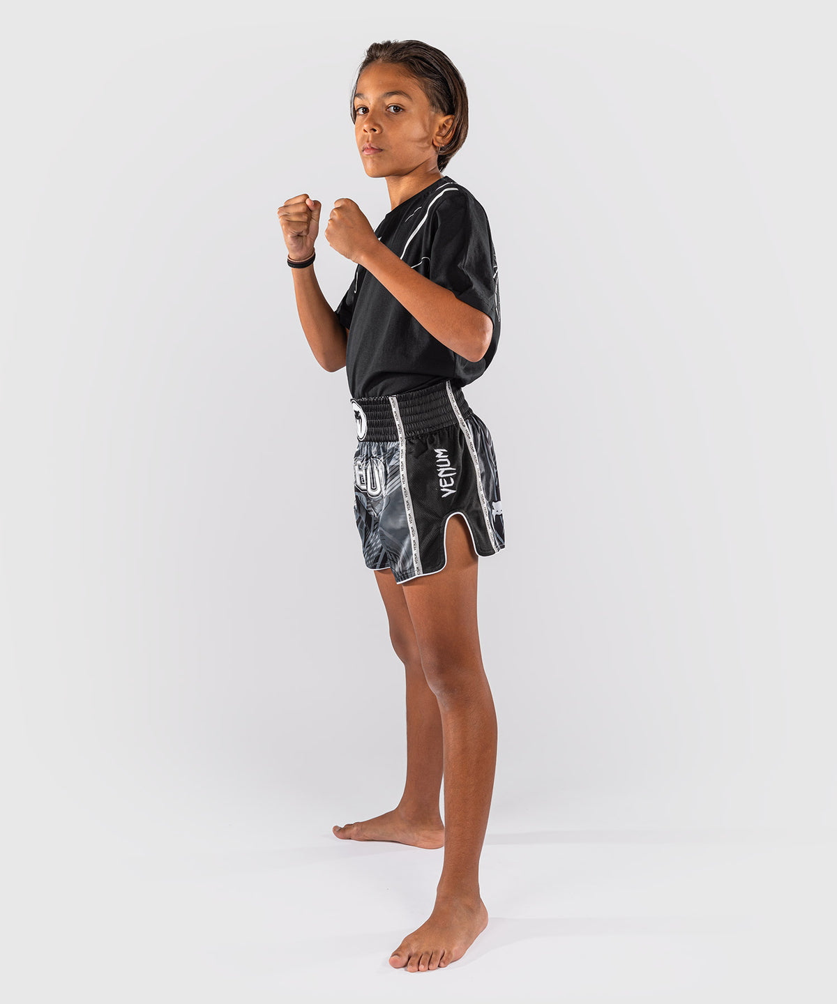 Venum Crimson Viper 2.0 Kinder-Muay-Thai-Shorts - Schwarz/Grau