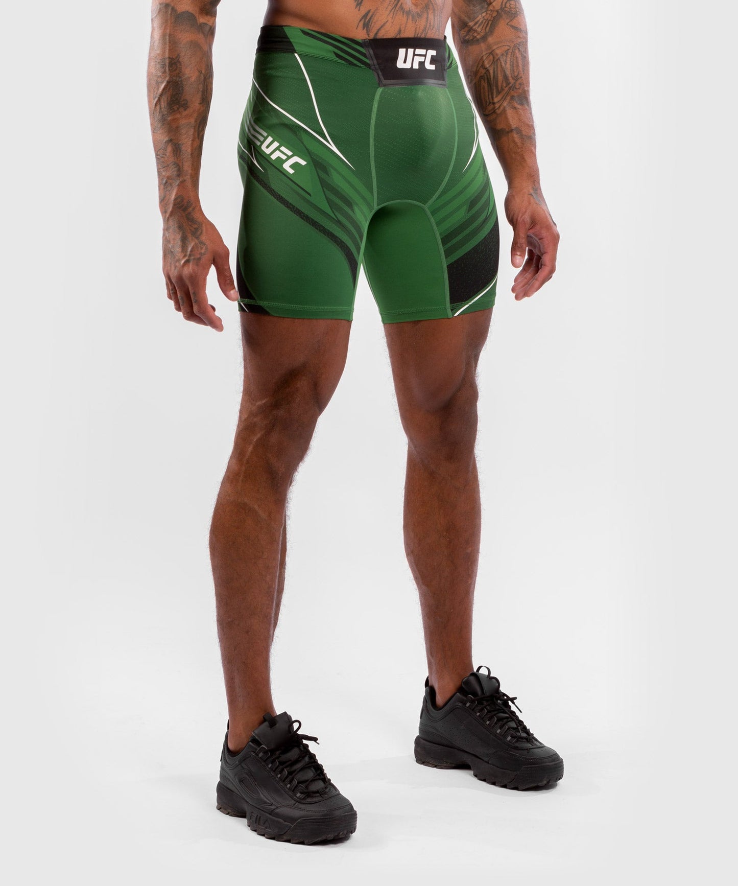 Short de compression pour Hommes UFC Venum Authentic Fight Night - Coupe Longue - Vert