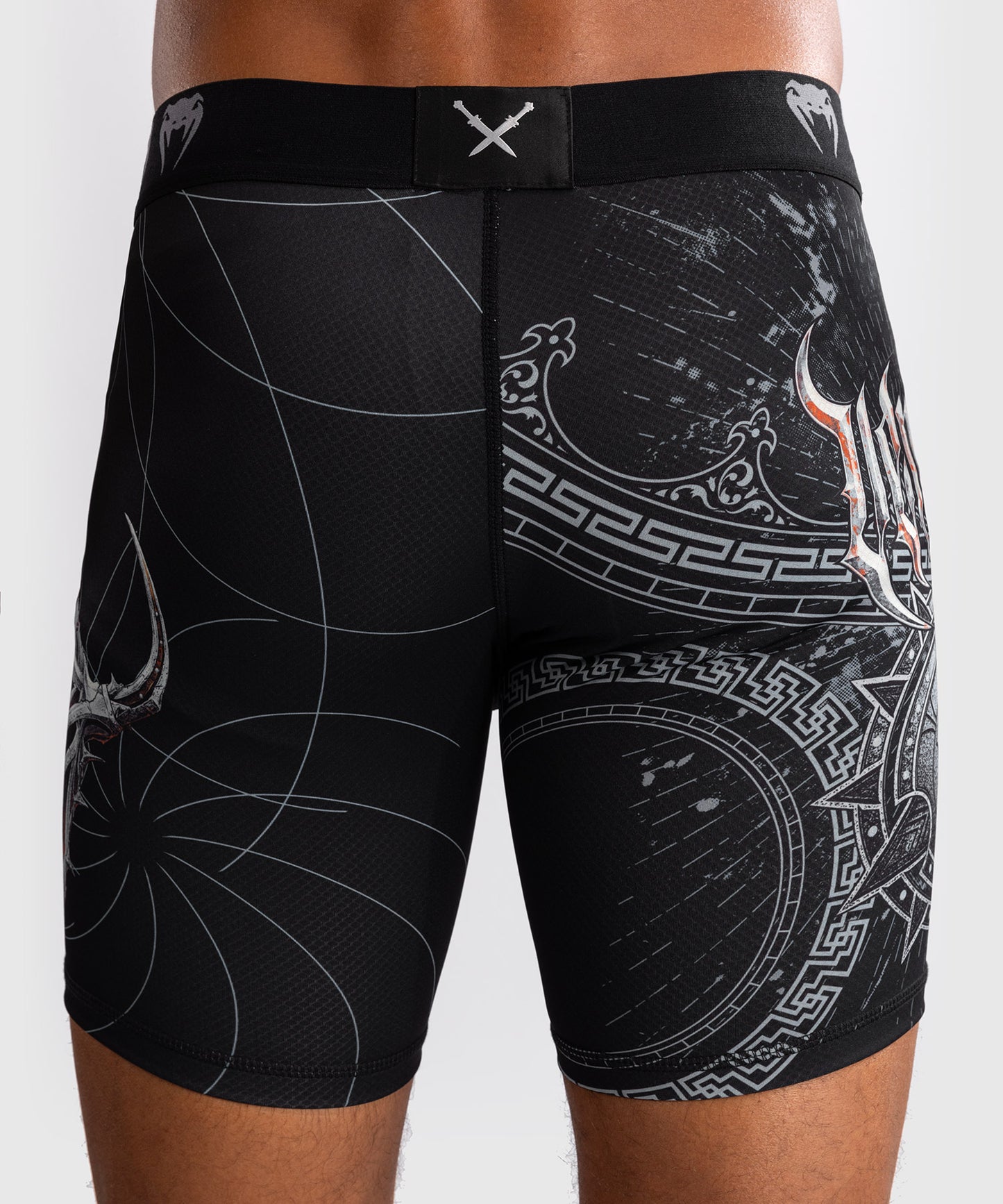 Venum Gladiator 5.0 Herren Vale Tudo Shorts - Schwarz/Silber
