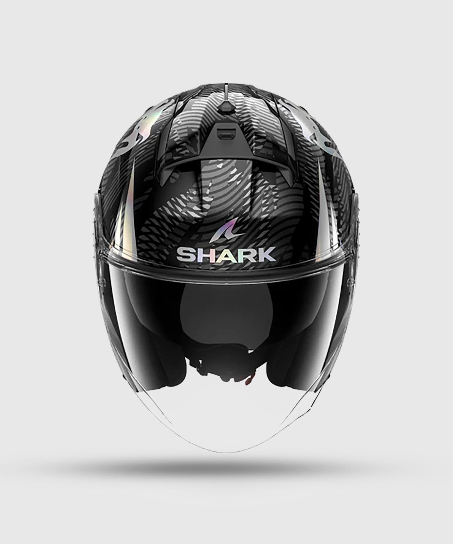 Venum x Shark SKWAL JET Motorcycle Helmet - Black Chrom Anthracite