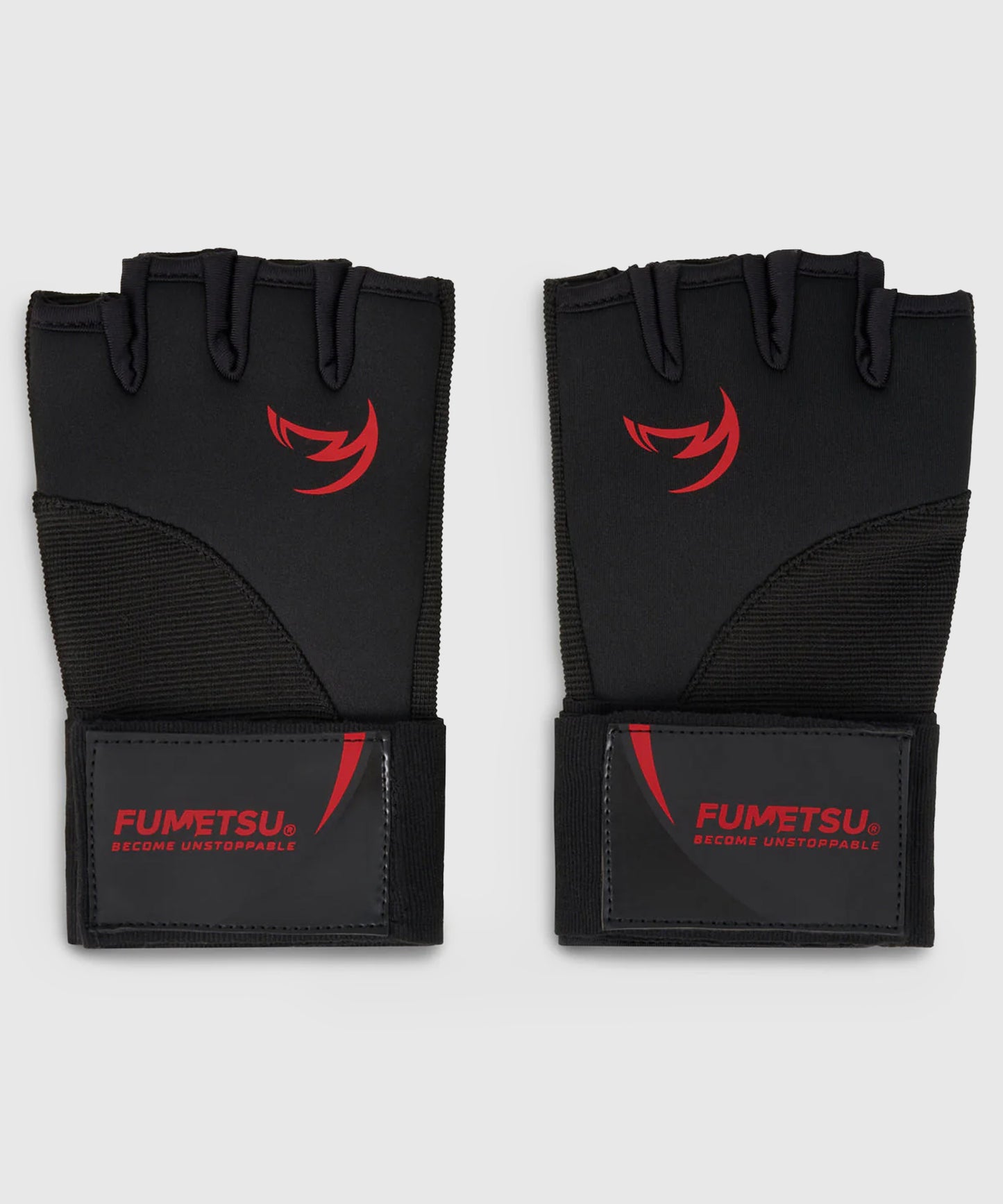 Fumetsu Ghost S3 Guantes Interiores - Negro/Rojo