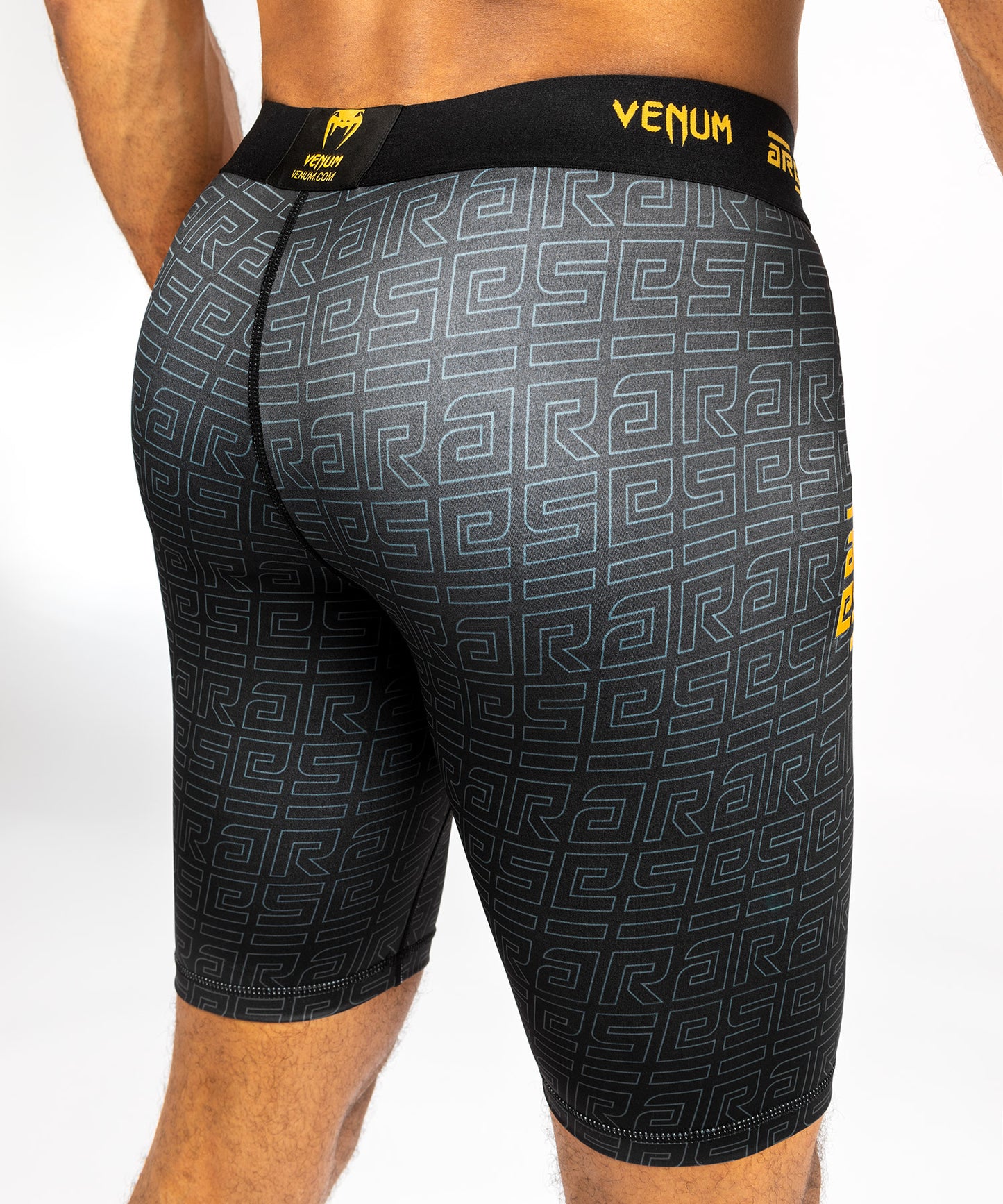 Venum x Ares Pantalones Vale Tudo para Hombre - Negro/Dorado