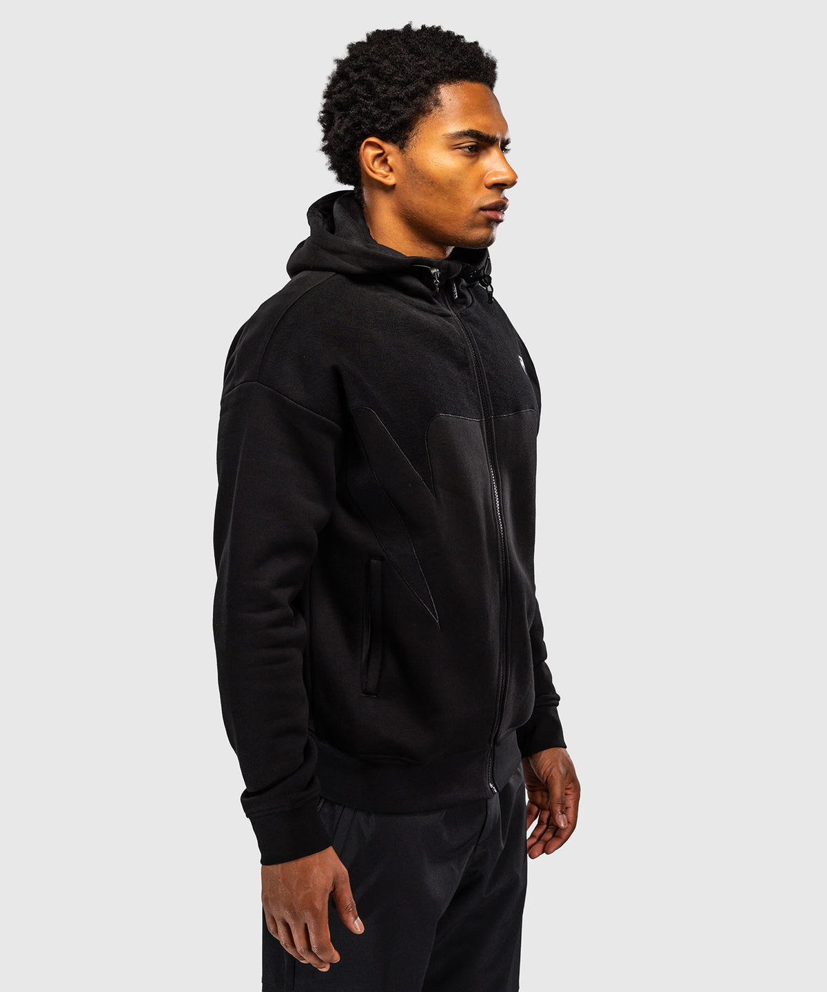 Veste de survêtement Venum Attack Fleece & Weave - Noir