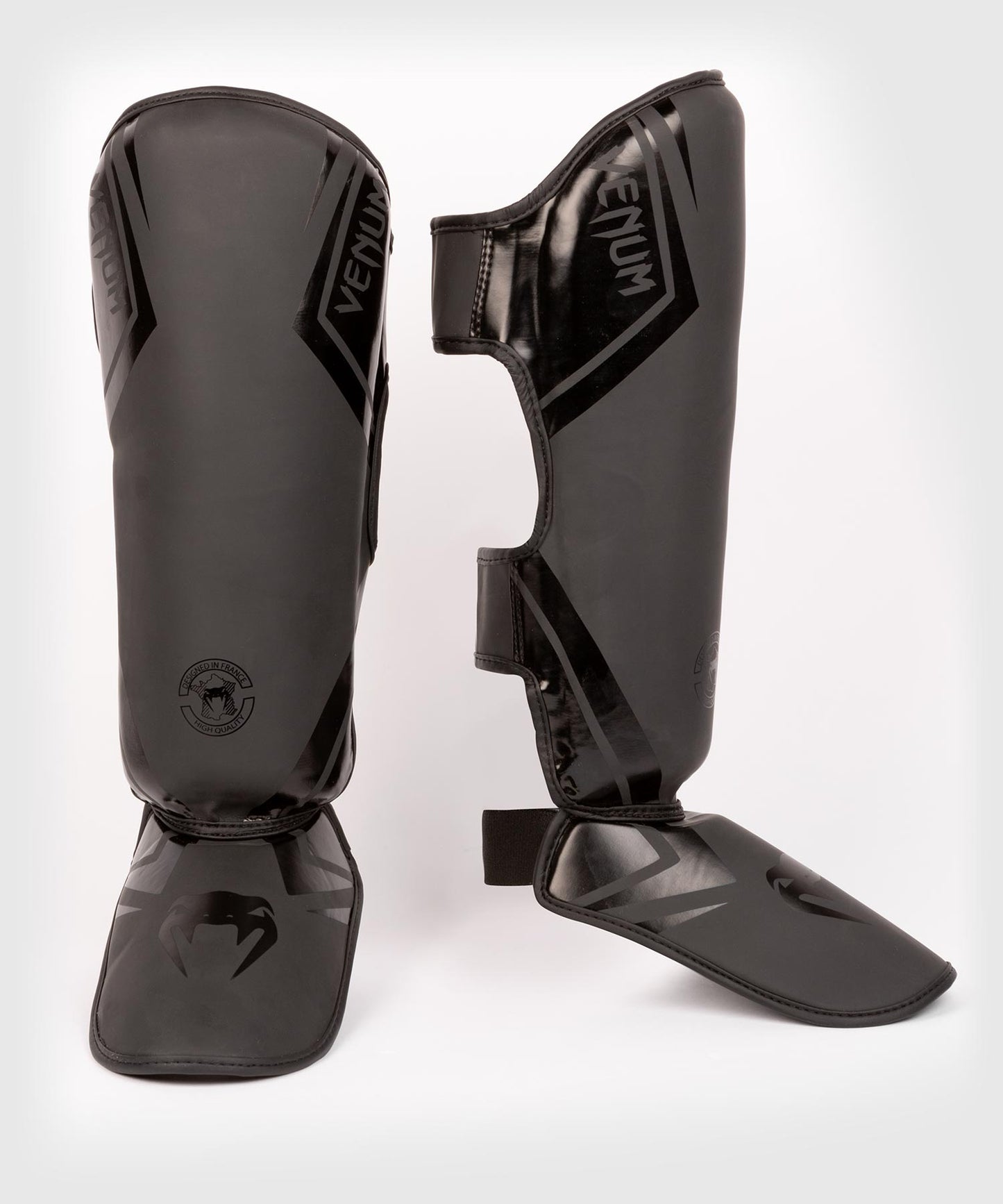 Venum Contender 2.0 Schienbeinschützer - Schwarz/Schwarz