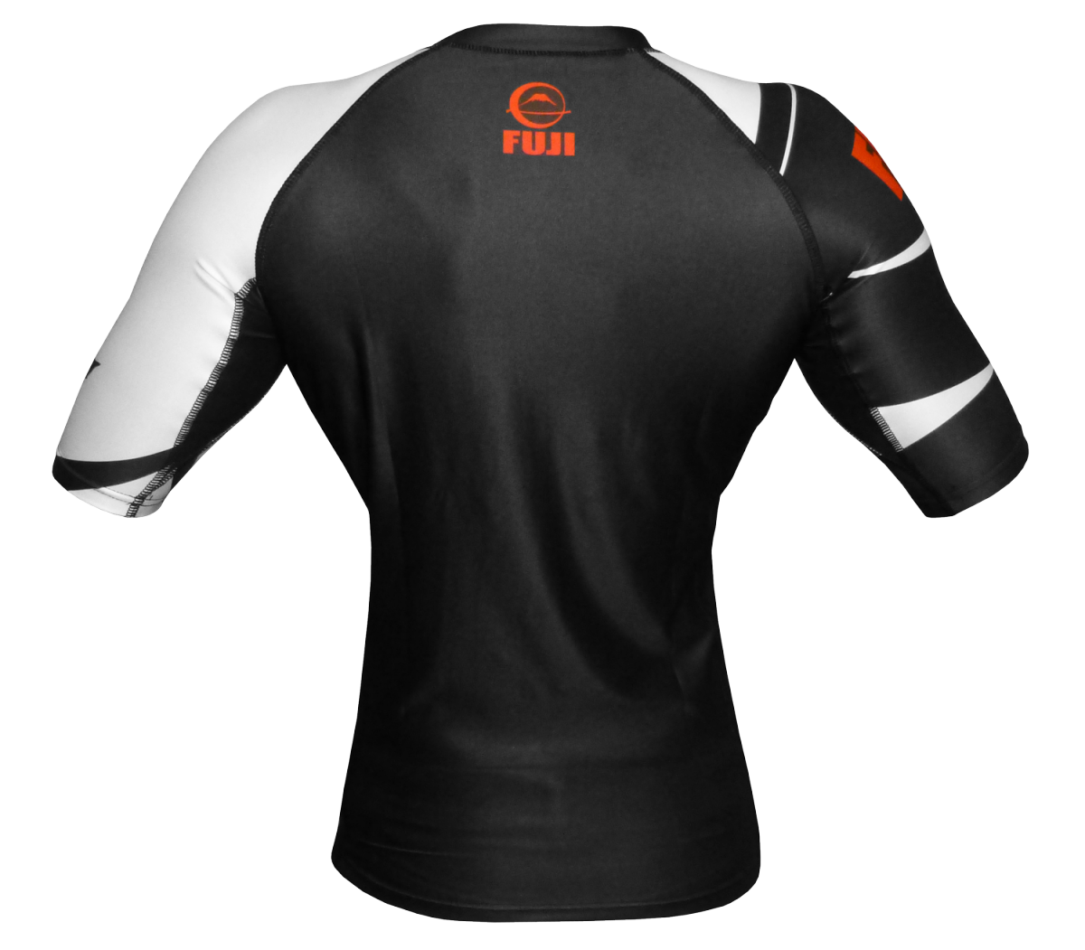 Fuji Sports Freestyle IBJJF Ranked Kurzarm-Rashguard - Schwarz
