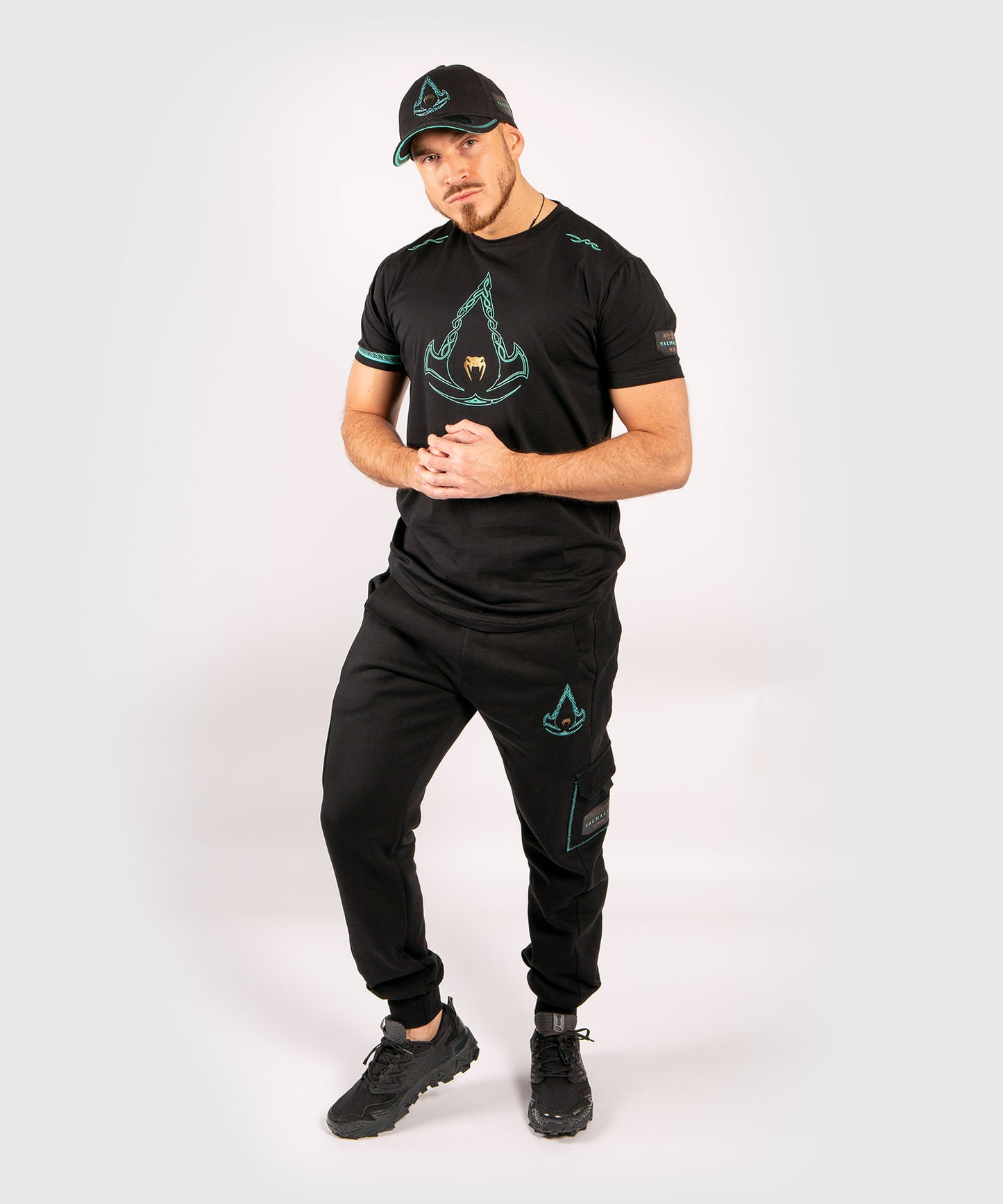 Venum Assassin's Creed Jogginghose – Schwarz/Blau