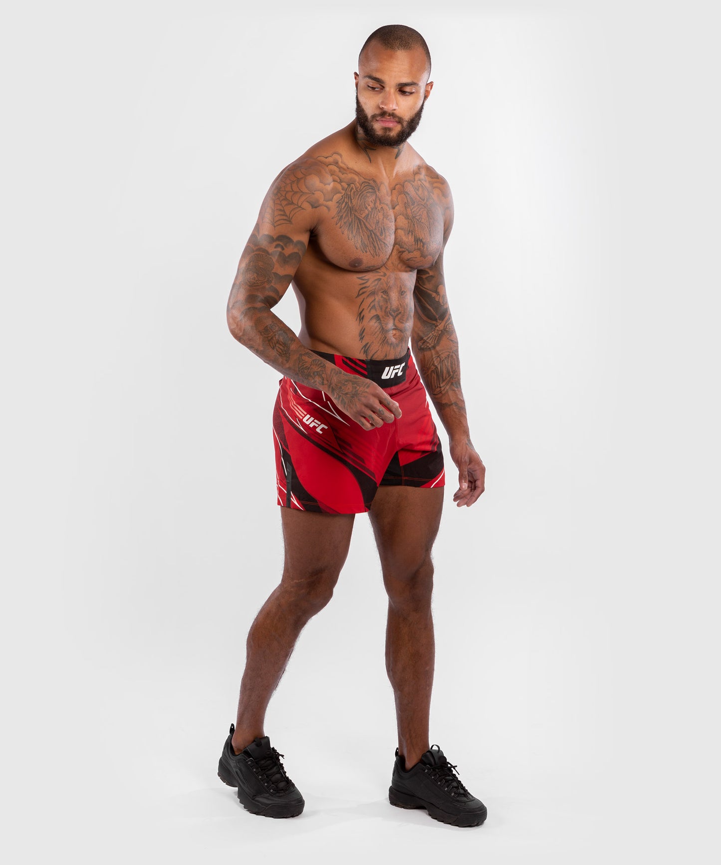 UFC Venum Authentic Fight Night Men's Shorts - Short Fit - Red