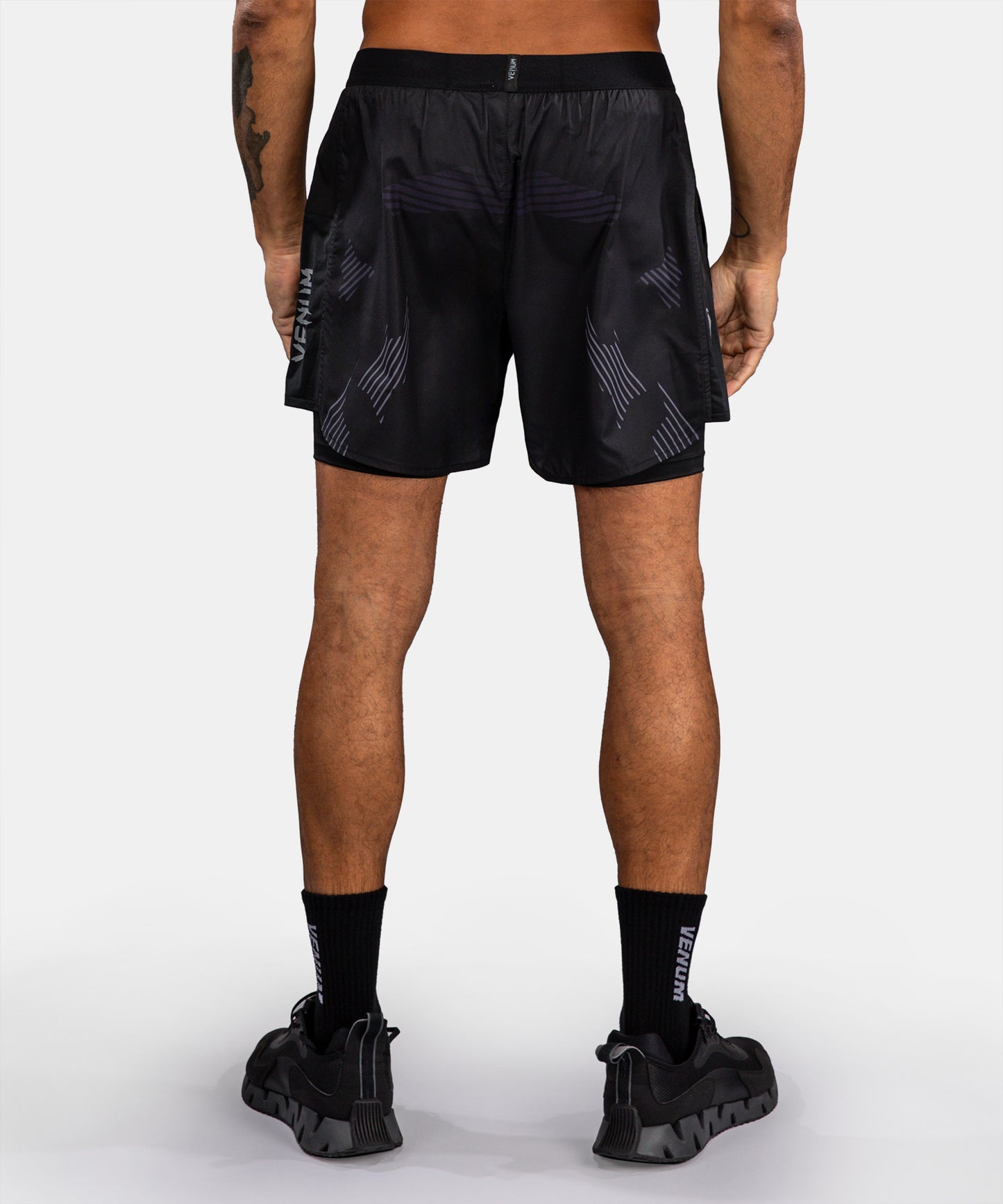 Venum No-Gi 6.0 Pantalón Corto de Entrenamiento - Negro/Gris