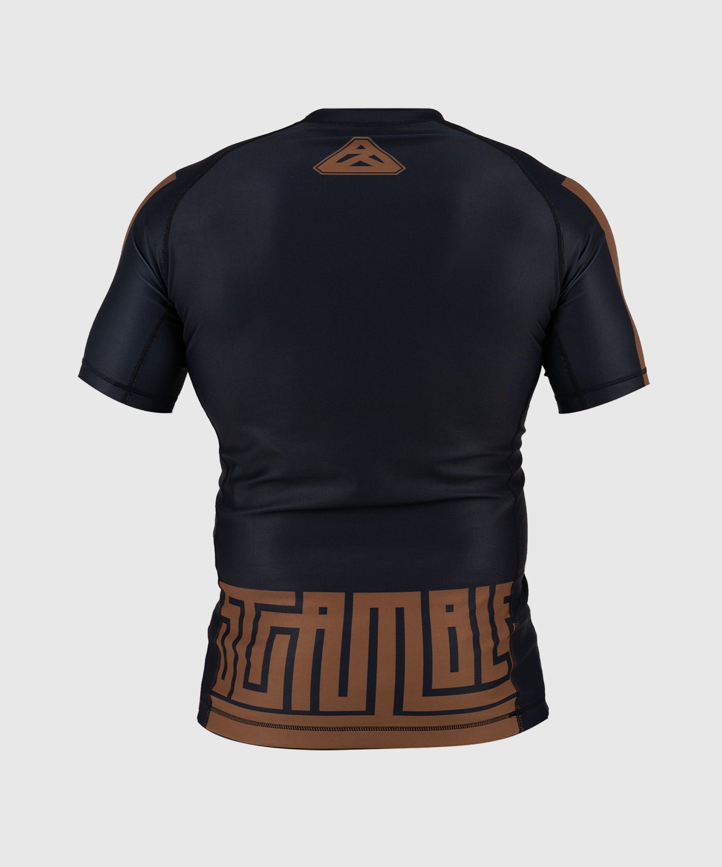 Scramble Ranked Rashguard de Manga Corta - Marrón