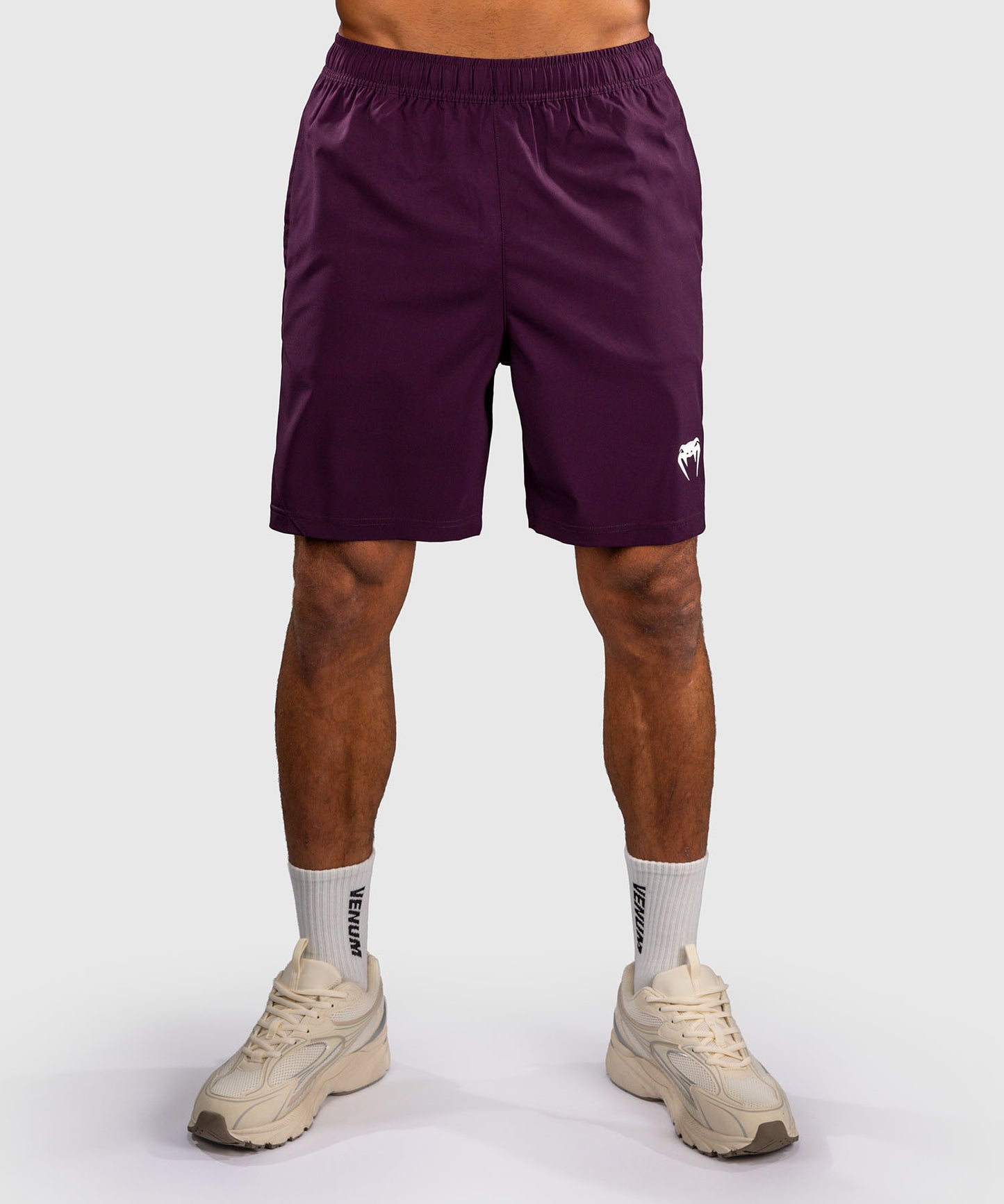 Venum Contender Shorts de entrenamiento - Morado oscuro/Blanco