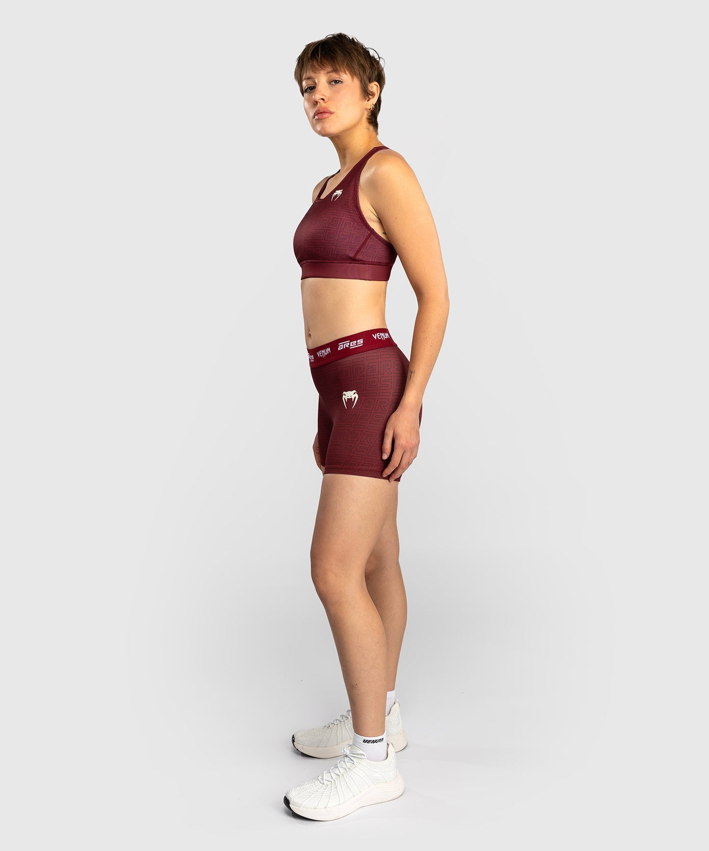 Venum x Ares Damen Vale Tudo Shorts - Burgunder