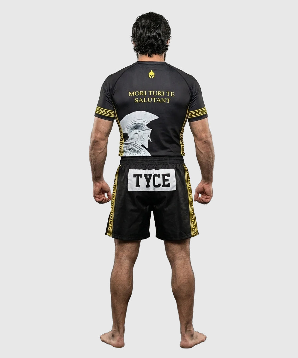 Rashguard TYCE CULTURE OF WAR Léonidas - Noir
