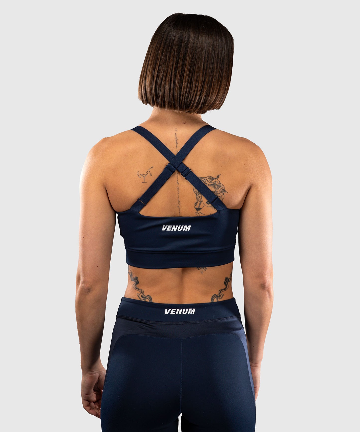 Venum Sculpt Shape Women's Sports Bra - Navy Blue