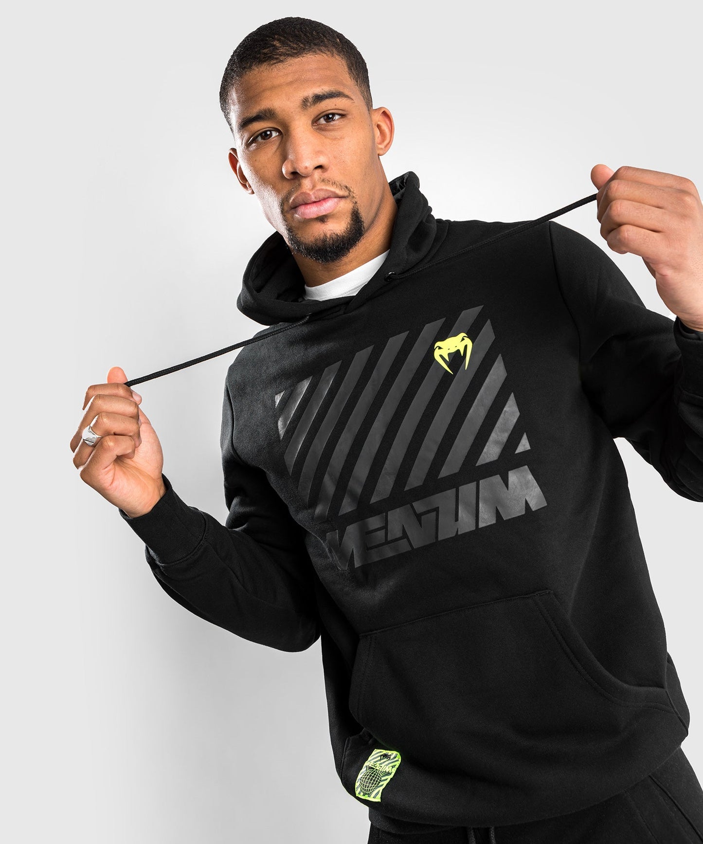 Venum Stripes Hooded Sweatshirt - Black