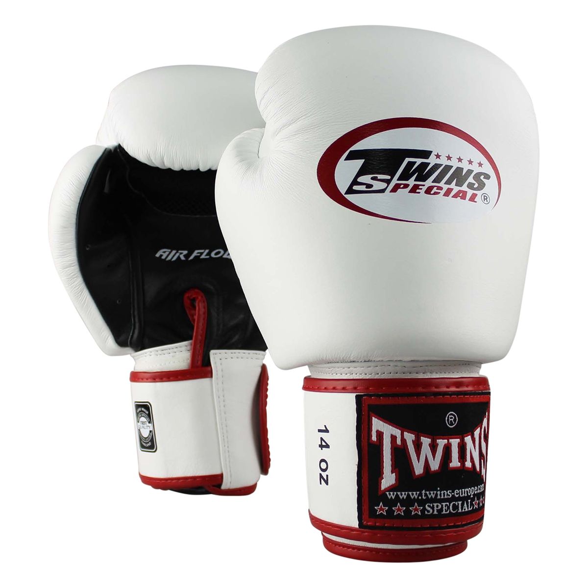 Twins BGVL3 Air Guantes de Boxeo - Negro/Blanco