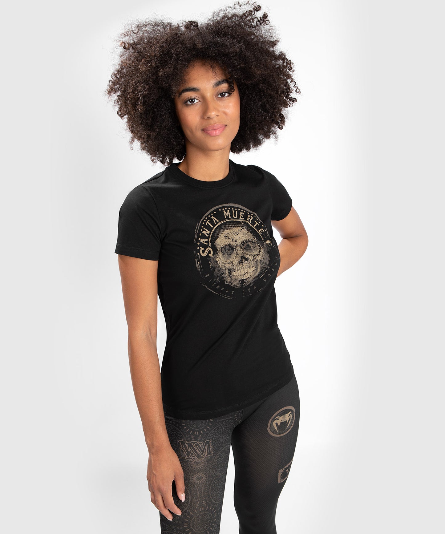 Venum Damen Santa Muerte Dark Side - Tanktop - Schwarz/Braun