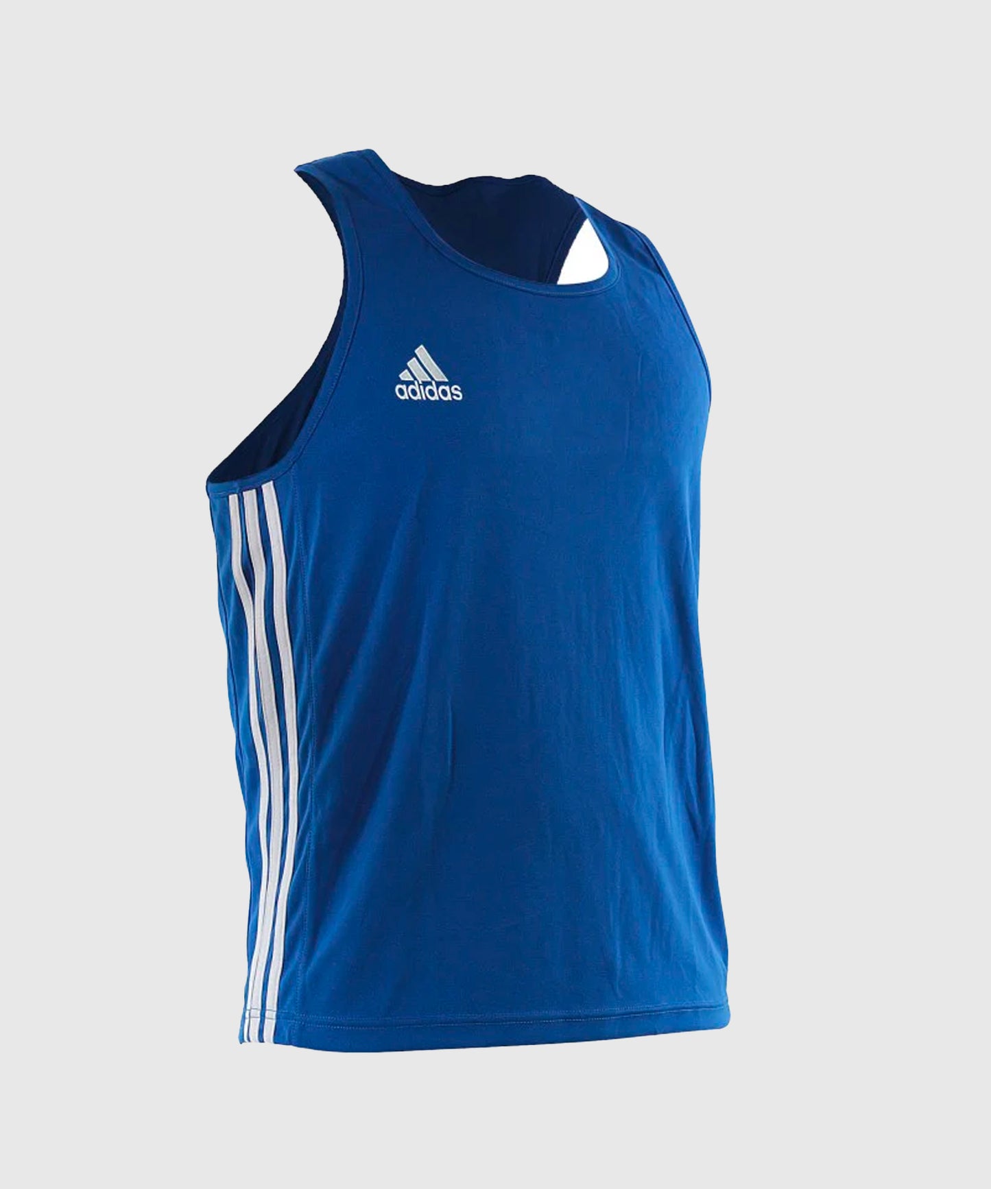 Adidas ANGLAISE Box-Canotta - Blau/Weiß
