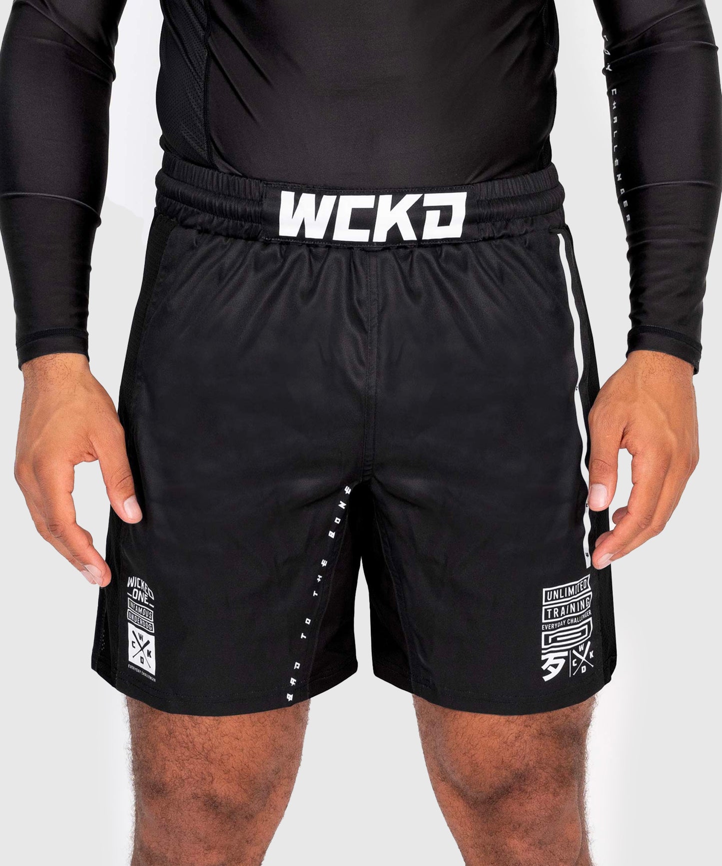 Wicked One Eager Track Fightshorts - Nero
