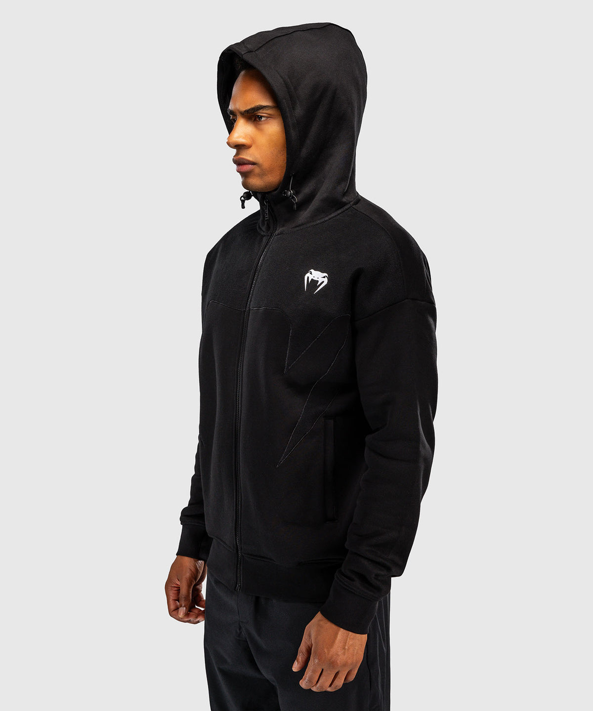 Veste de survêtement Venum Attack Fleece & Weave - Noir