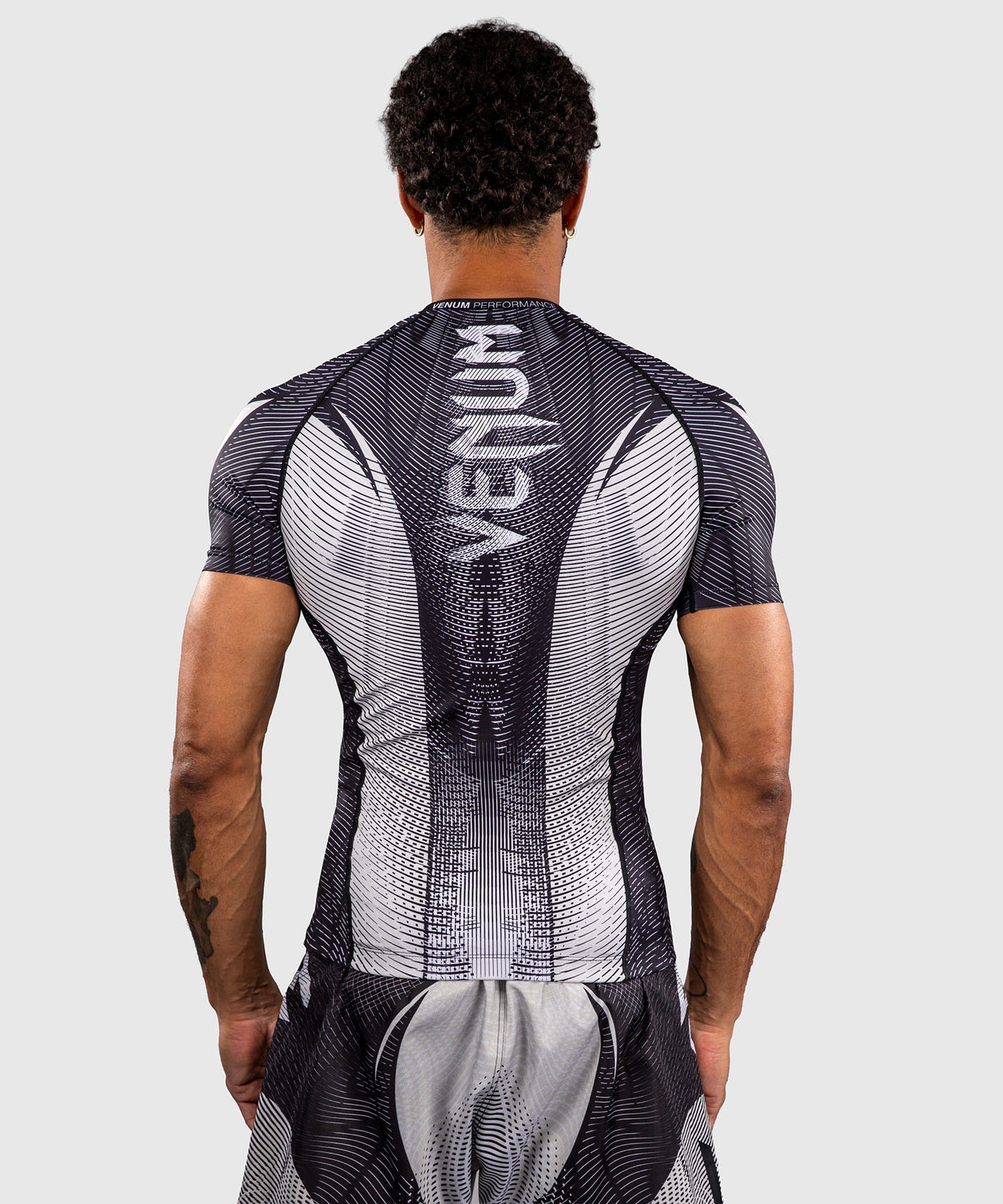 Venum Galactic 3.0 Rashguard Manga Corta - Blanco Hueso/Negro
