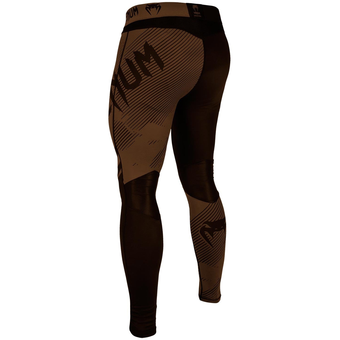 Pantalon de Compression Venum NoGi 2.0 Approuvé IBJJF - Noir/Marron
