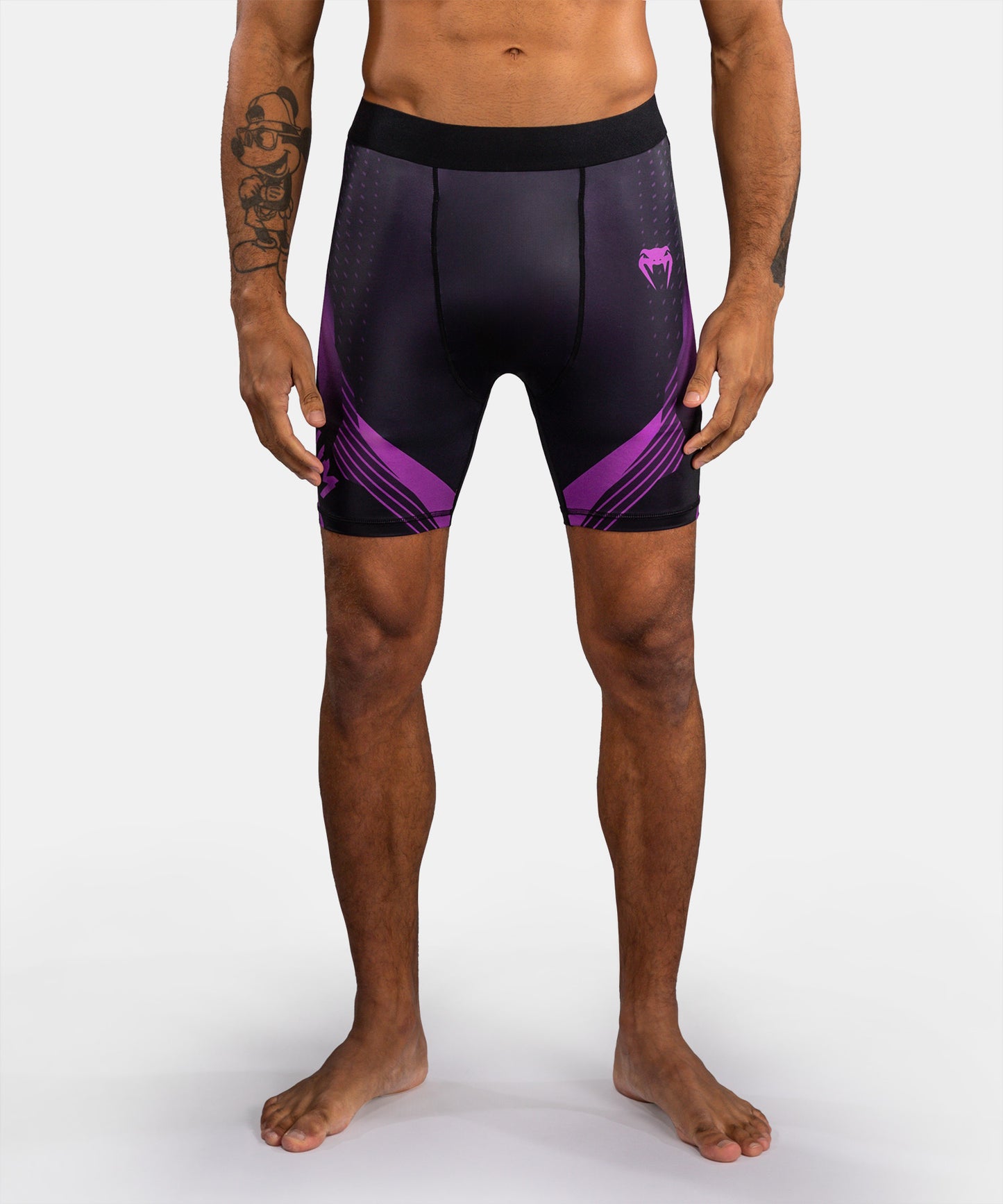 Venum No-Gi 6.0 Pantalón Corto de Compresión - Negro/Púrpura