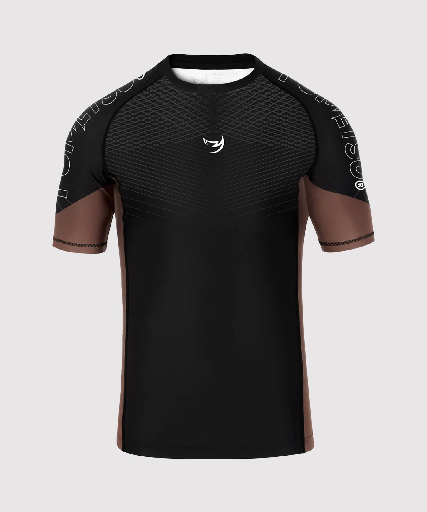 Fumetsu Competitor Mk2 Rashguard de Manga Corta - Negro/Marrón