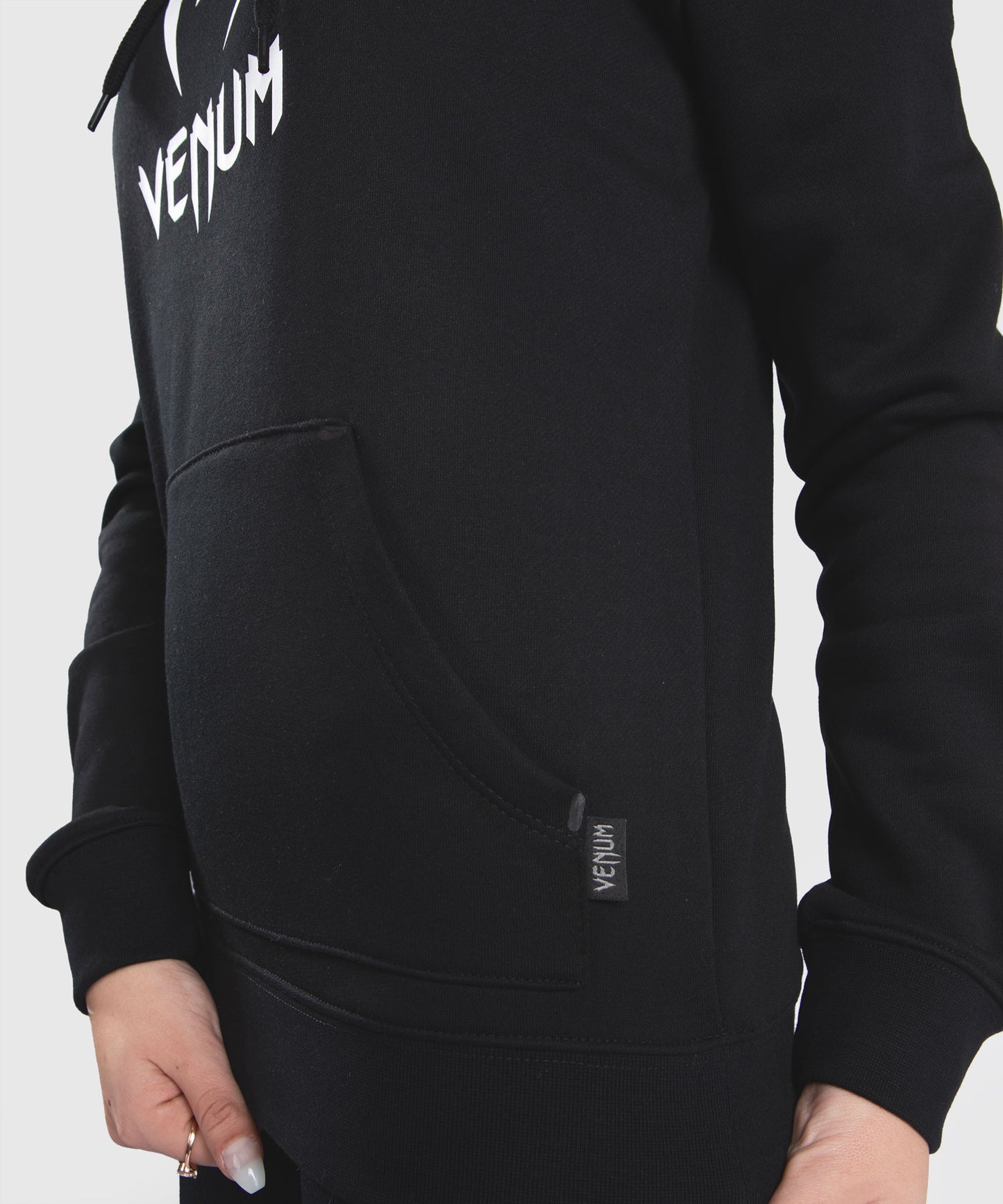 Sudadera con capucha Venum Classic - De mujer - Negro