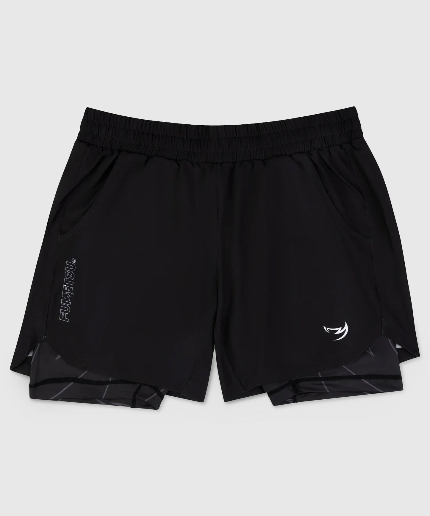 Fumetsu Training Dual Layer Icon Fightshorts - Schwarz