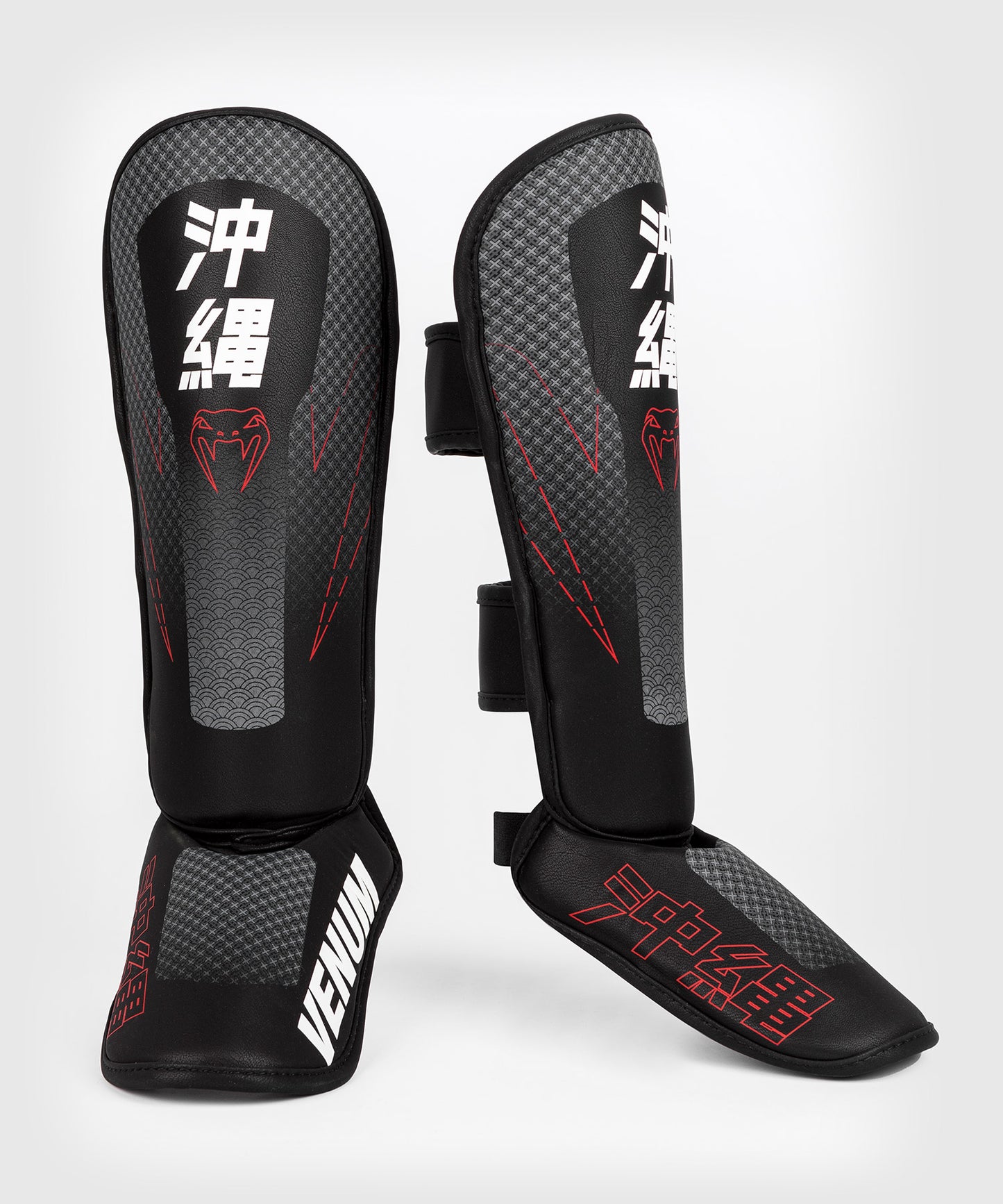 Venum Okinawa 3.0 Schienbeinschützer - Für Kinder - Schwarz/Rot
