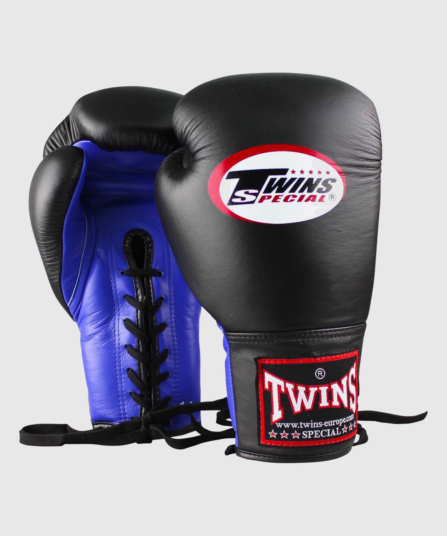 Twins Bgll 1 Schnür-Boxhandschuhe - Schwarz/Blau